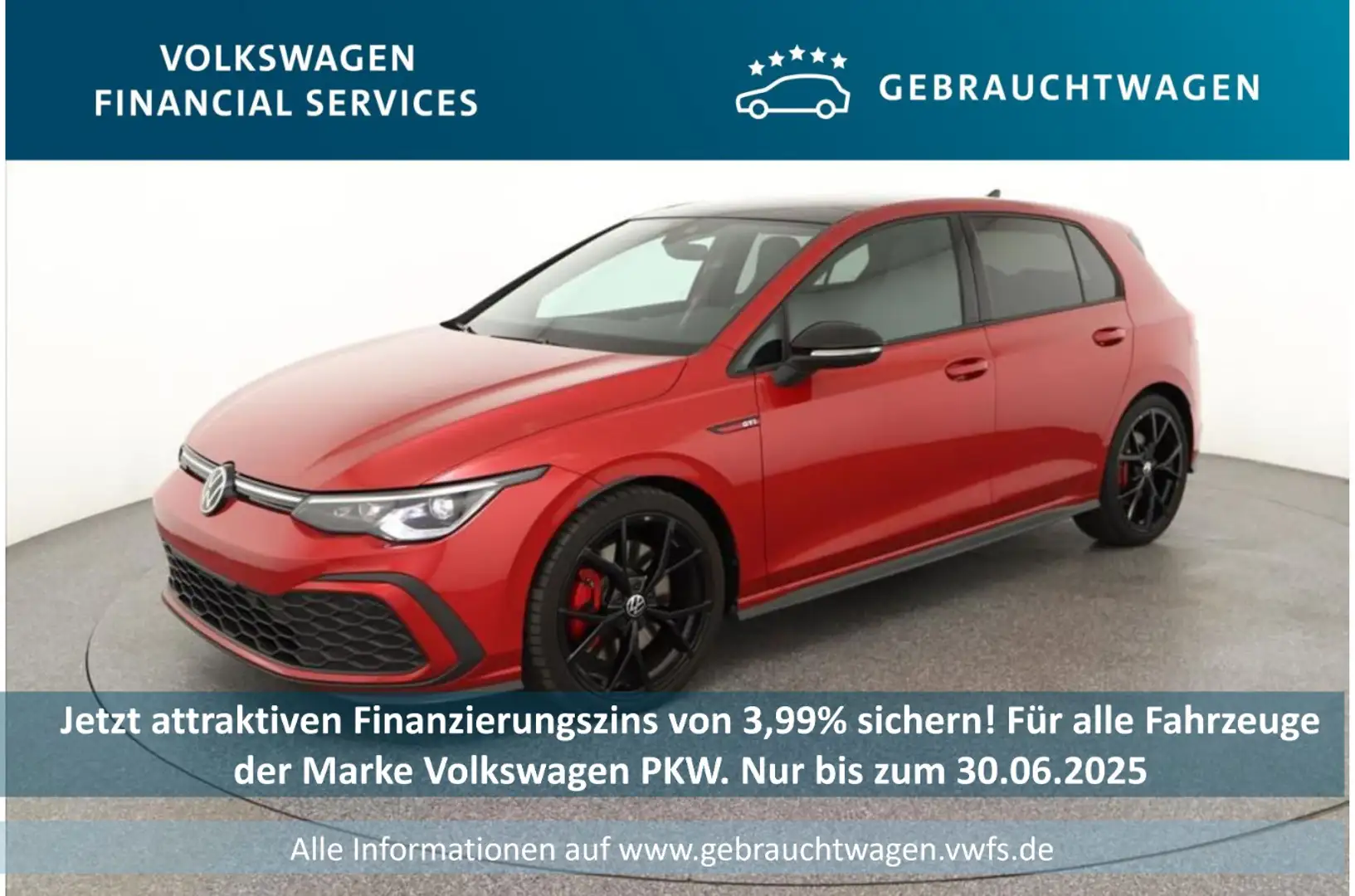 Volkswagen Golf GTI 2.0 TSI DSG Pano*RFK*PDC*Tempo*Klima Rot - 1