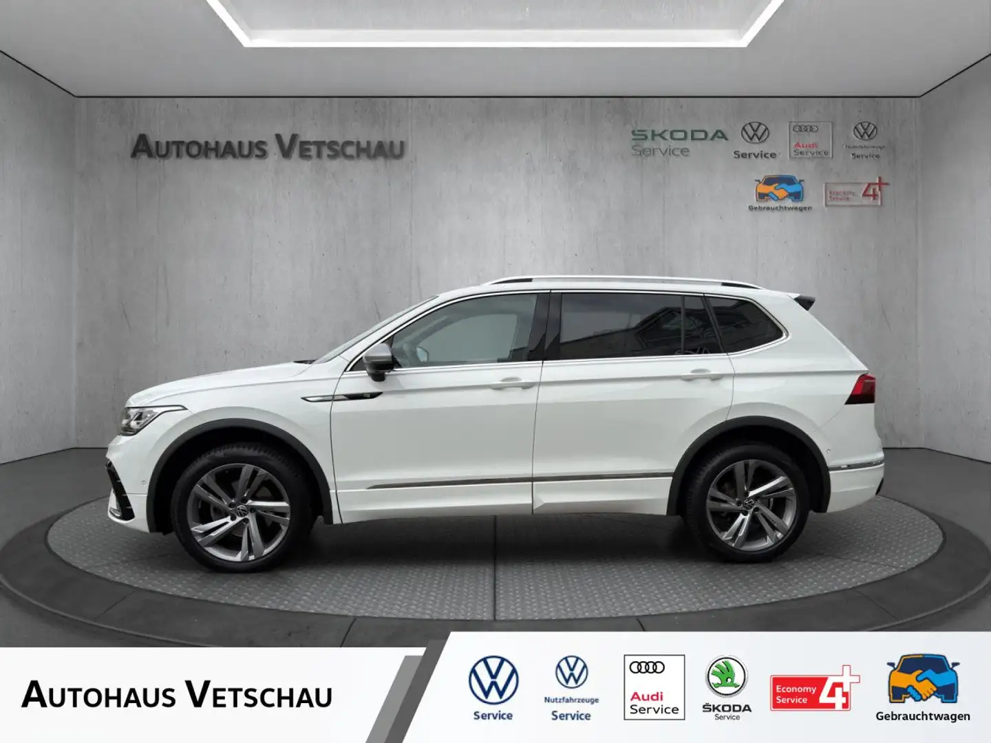 Volkswagen Tiguan Allspace 2.0 TDI DSG R-Line 4Motion Navi Blanc - 1
