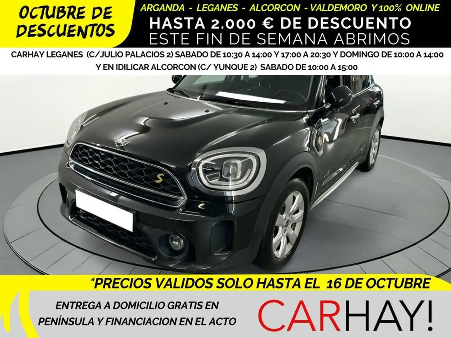MINI Countryman E 1.5 COOPER S 4WD AUTO Noir - 1