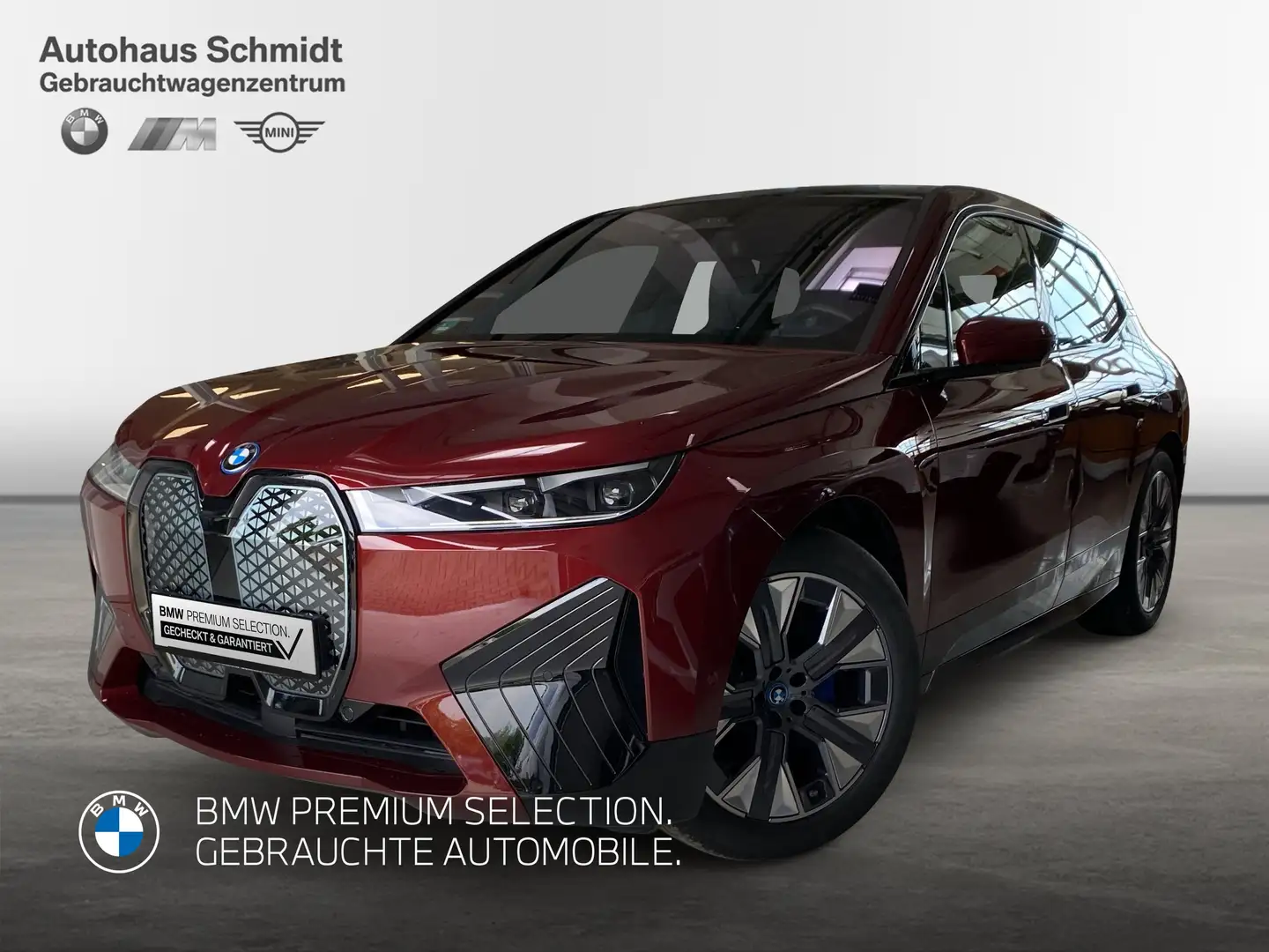 BMW iX xDrive50 543€ netto/mtl.*Sportpaket*H/K HiFi*DAB*P Rot - 1