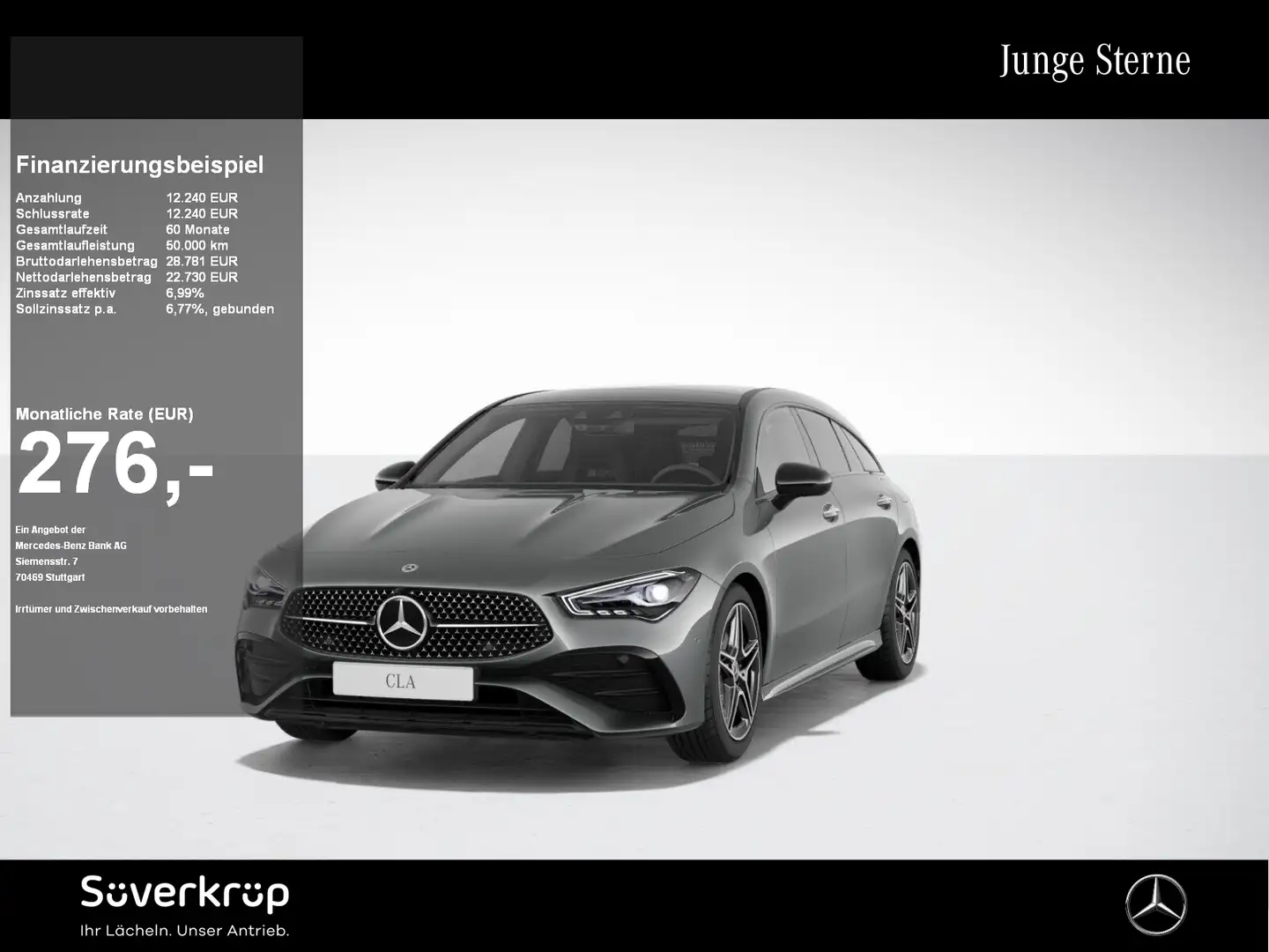 Mercedes-Benz CLA 200 SB // AMG NIGHT DISTR KAMERA PANO SPUR Grau - 1