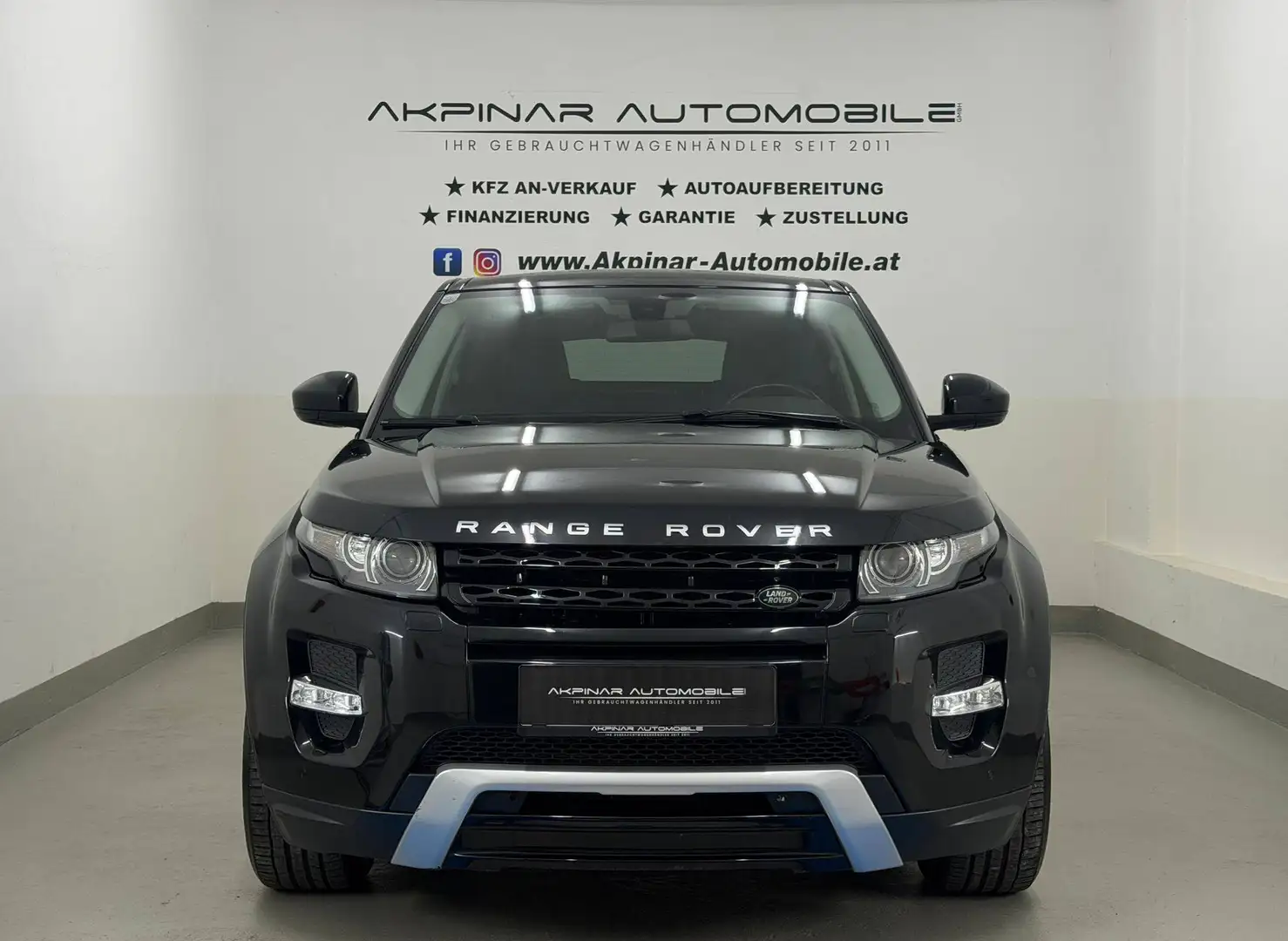 Land Rover Range Rover Evoque Dynamic 2,2 TD4 Aut. NAVI - AHK - MERIDIAN Schwarz - 2