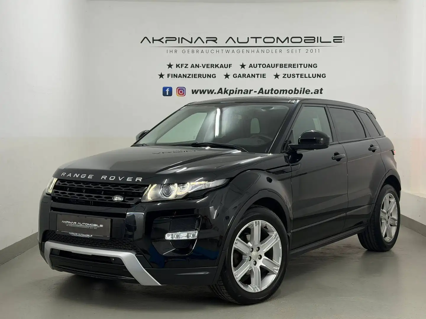 Land Rover Range Rover Evoque Dynamic 2,2 TD4 Aut. NAVI - AHK - MERIDIAN Schwarz - 1