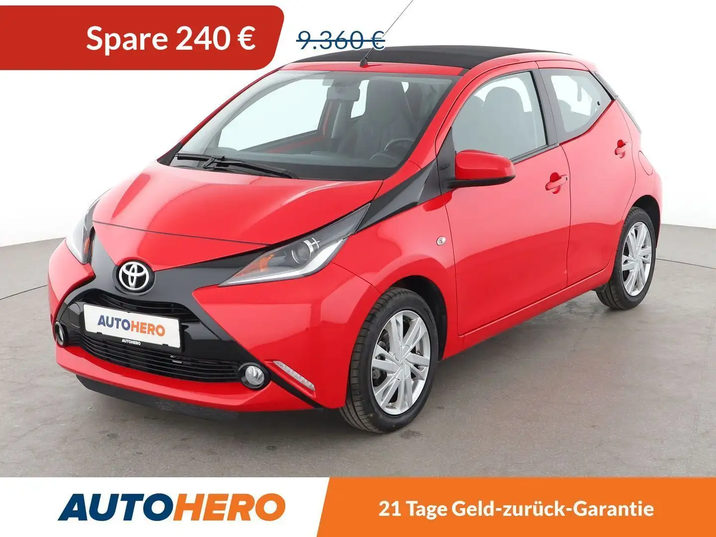 Toyota Aygo 1.0 X-Wave*LIM*CAM*Shz*ALU*KLIMA*TOUCH* Rot - 1