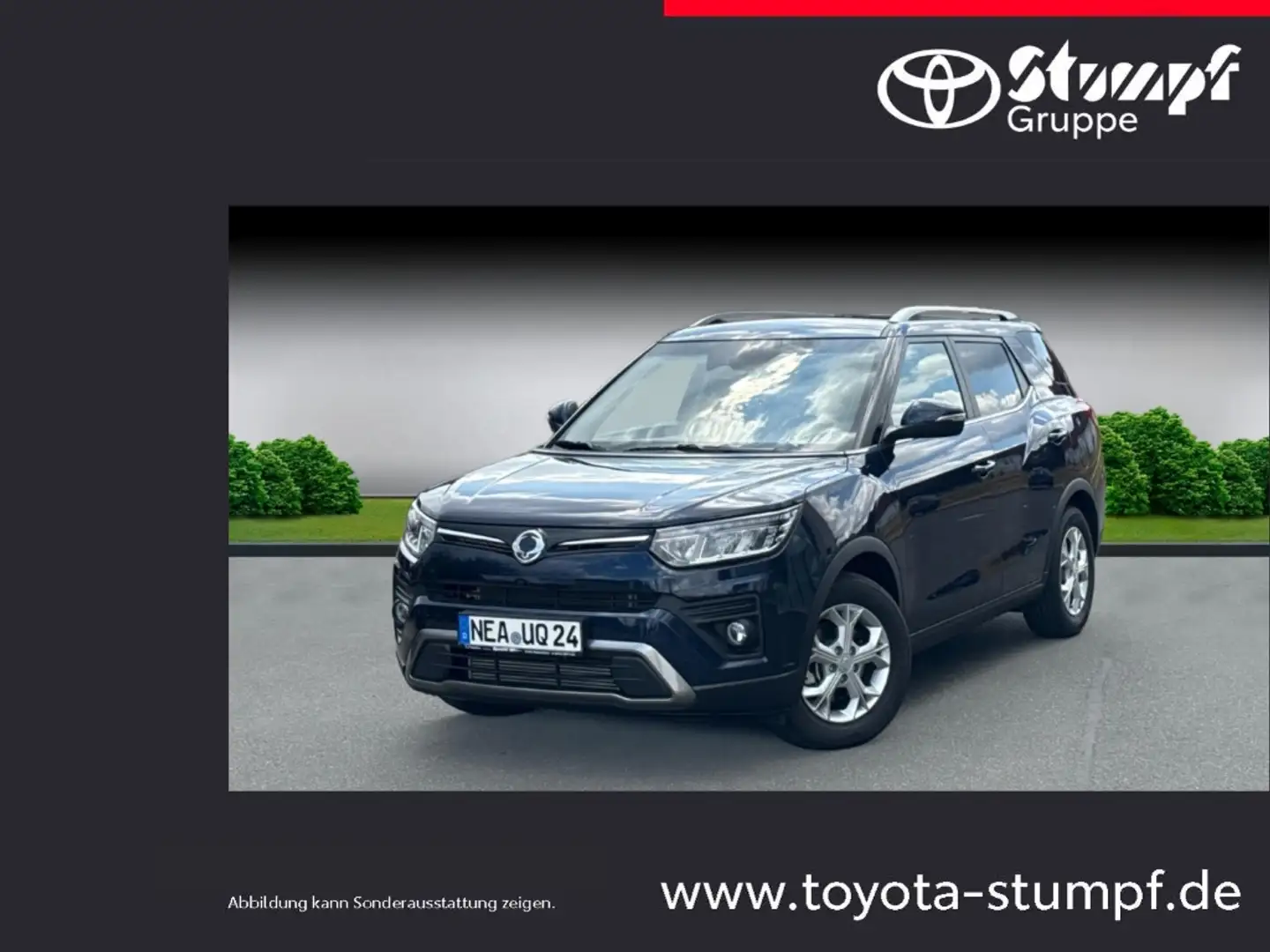 SsangYong Tivoli Grand DAB SHZ Temp PDC Alu Freisprech BT el.SP tei Синій - 1