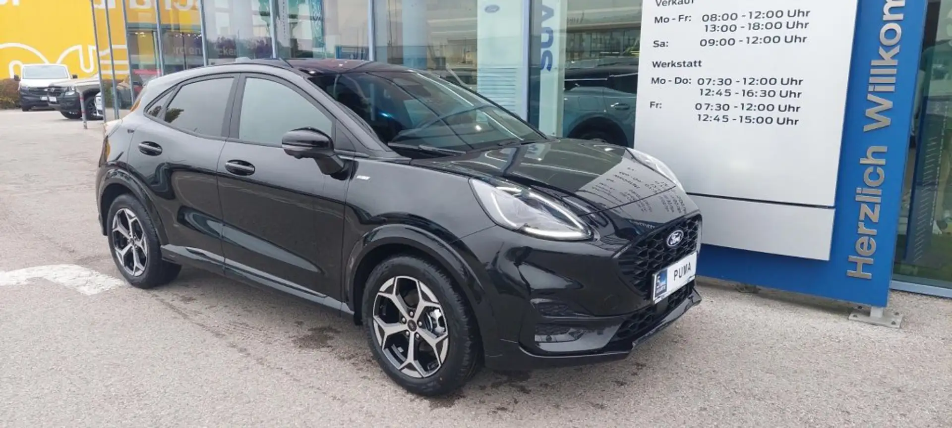 Ford Puma ST-Line 1,0 EB HYB 125PS A7 Schwarz - 1