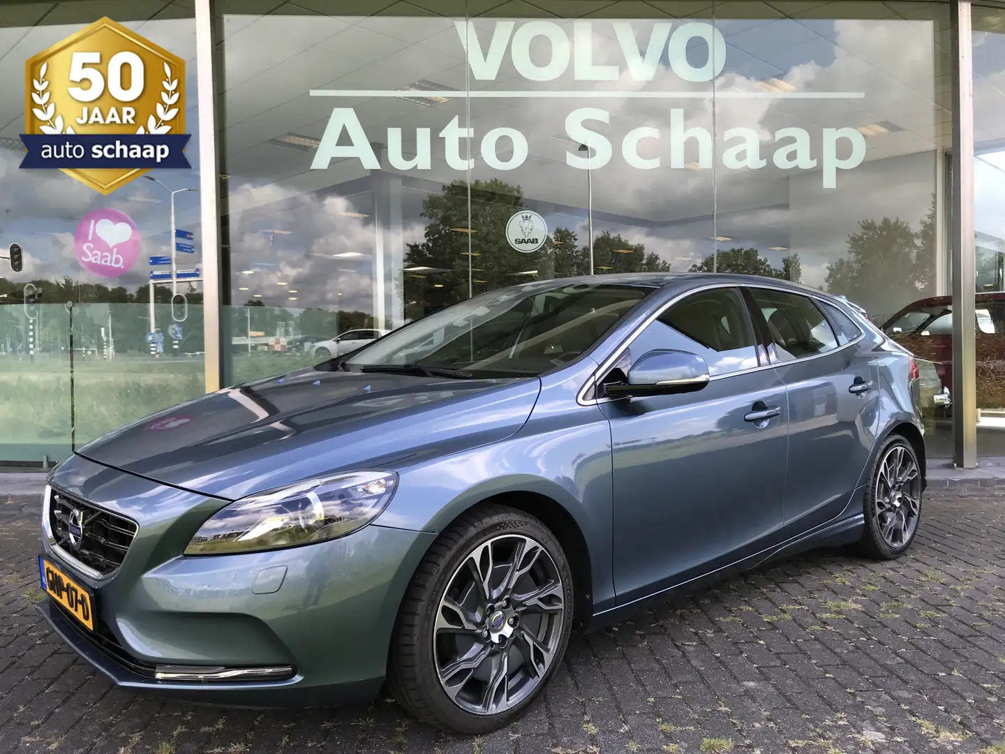 Volvo V40 1.6 T3 Summum | Rijklaar incl garantie | Xenon Nav Blauw - 1