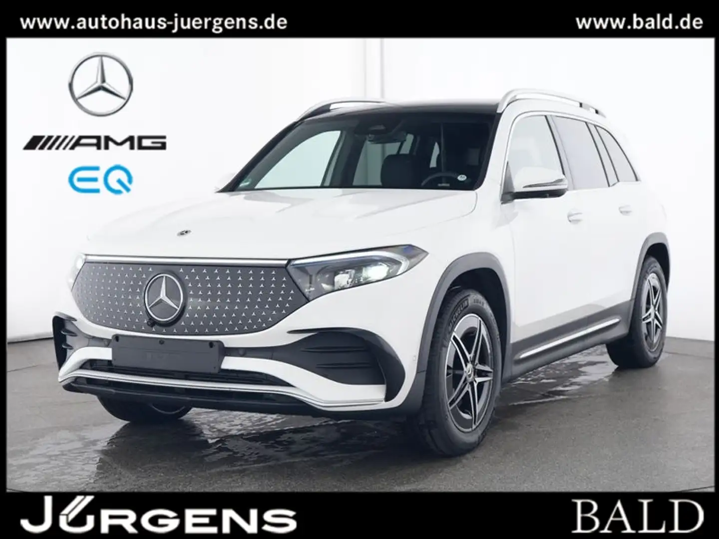 Mercedes-Benz EQB 300 4MATIC +AMG+MBUX+LED+Wide+Pano+AHK+360 Weiß - 2