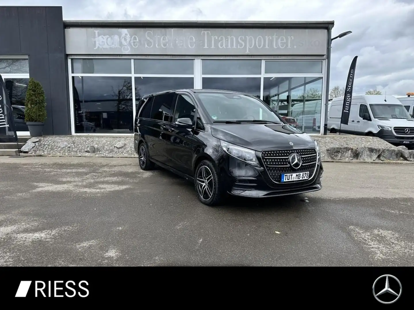 Mercedes-Benz V 300 d 4MATIC EXCLUSIVE Lang el.Schiebe SpurW Noir - 1