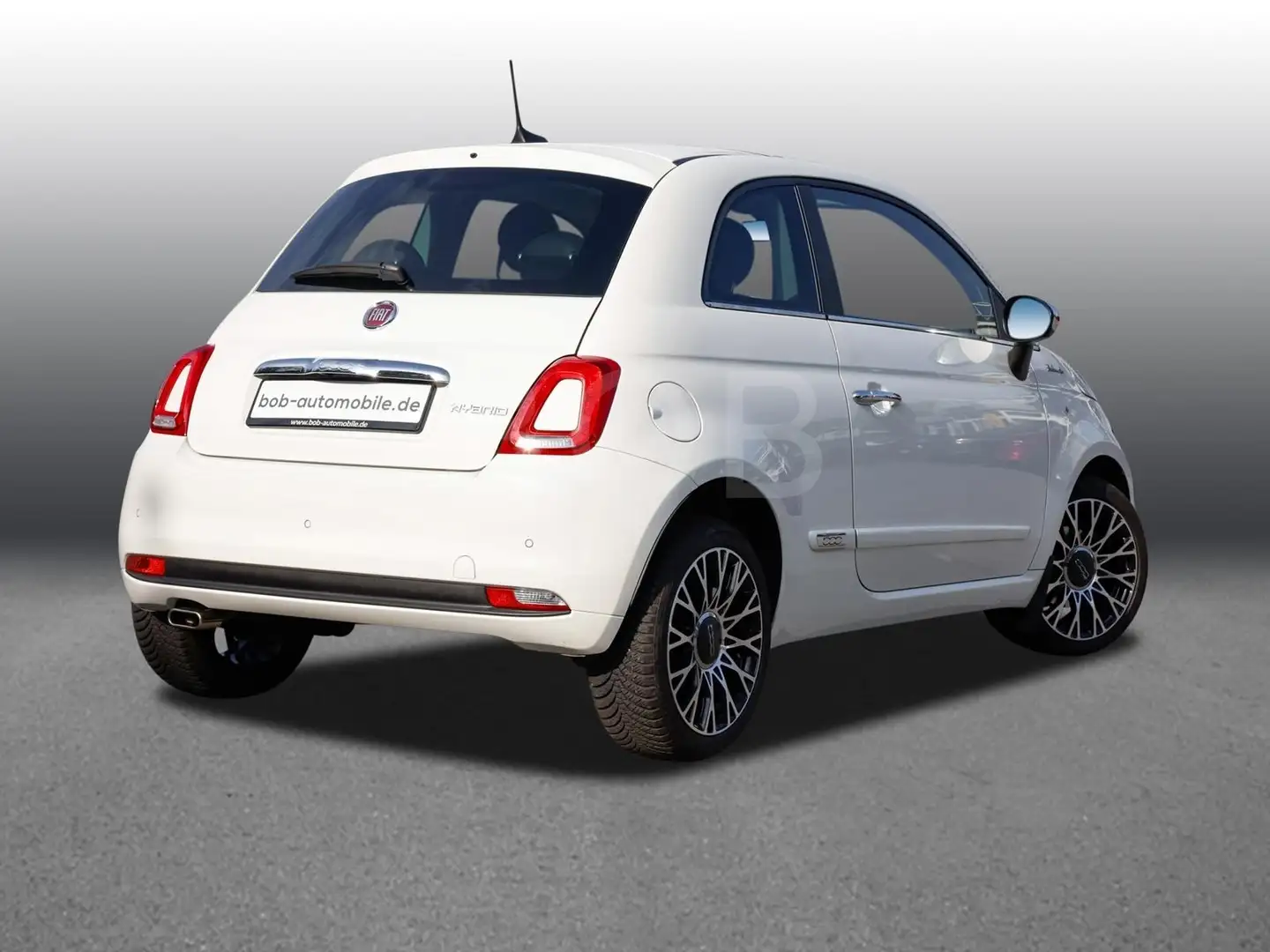 Fiat 500 1.0 Hybrid Dolcevita Navi Weiß - 2