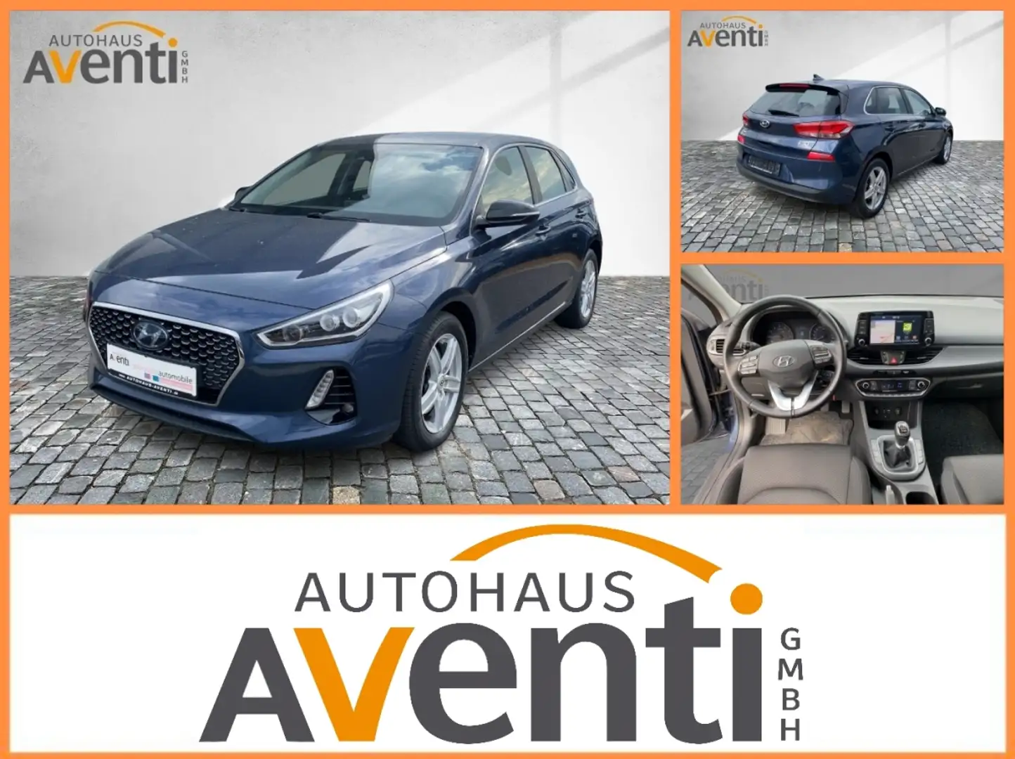Hyundai i30 Intro *Lane Assist*Kamera*Navi*LED*Apple*DAB* Azul - 1