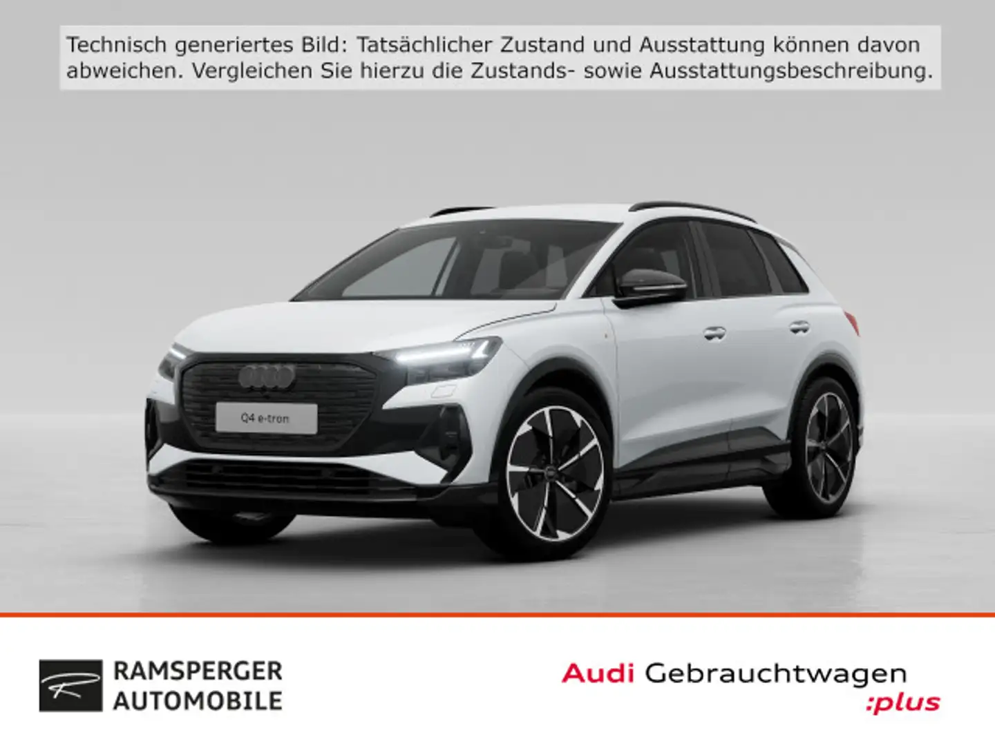 Audi Q4 e-tron 45 edition S line Matrix ACC HuD Navi Bianco - 1