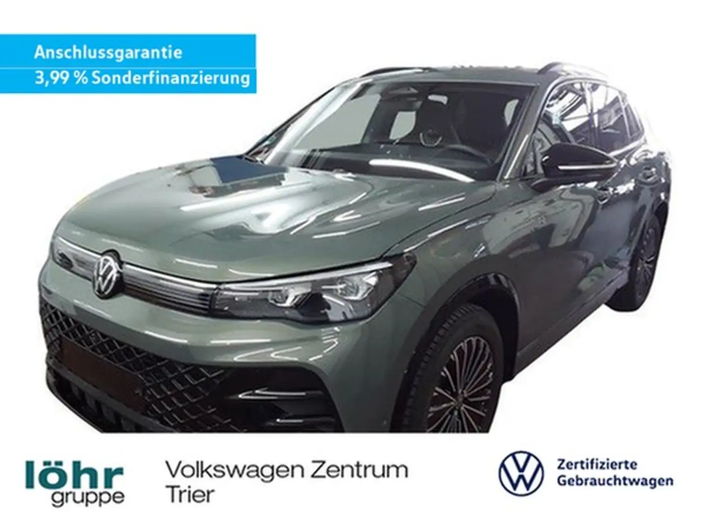 Volkswagen Tiguan 2.0 TDI DSG R-Line AHK, Area-View, WWV Grün - 1