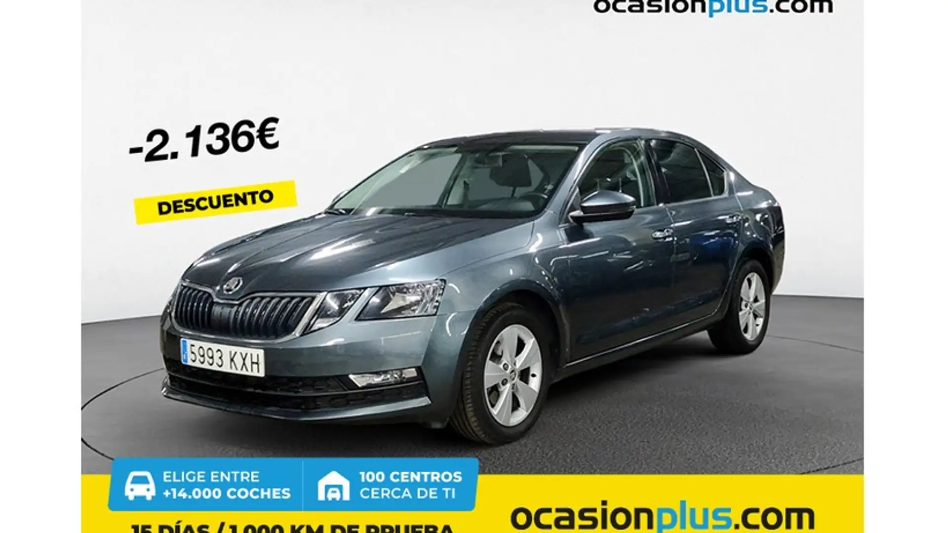 Skoda Octavia 1.6TDI CR Like DSG Grijs - 1