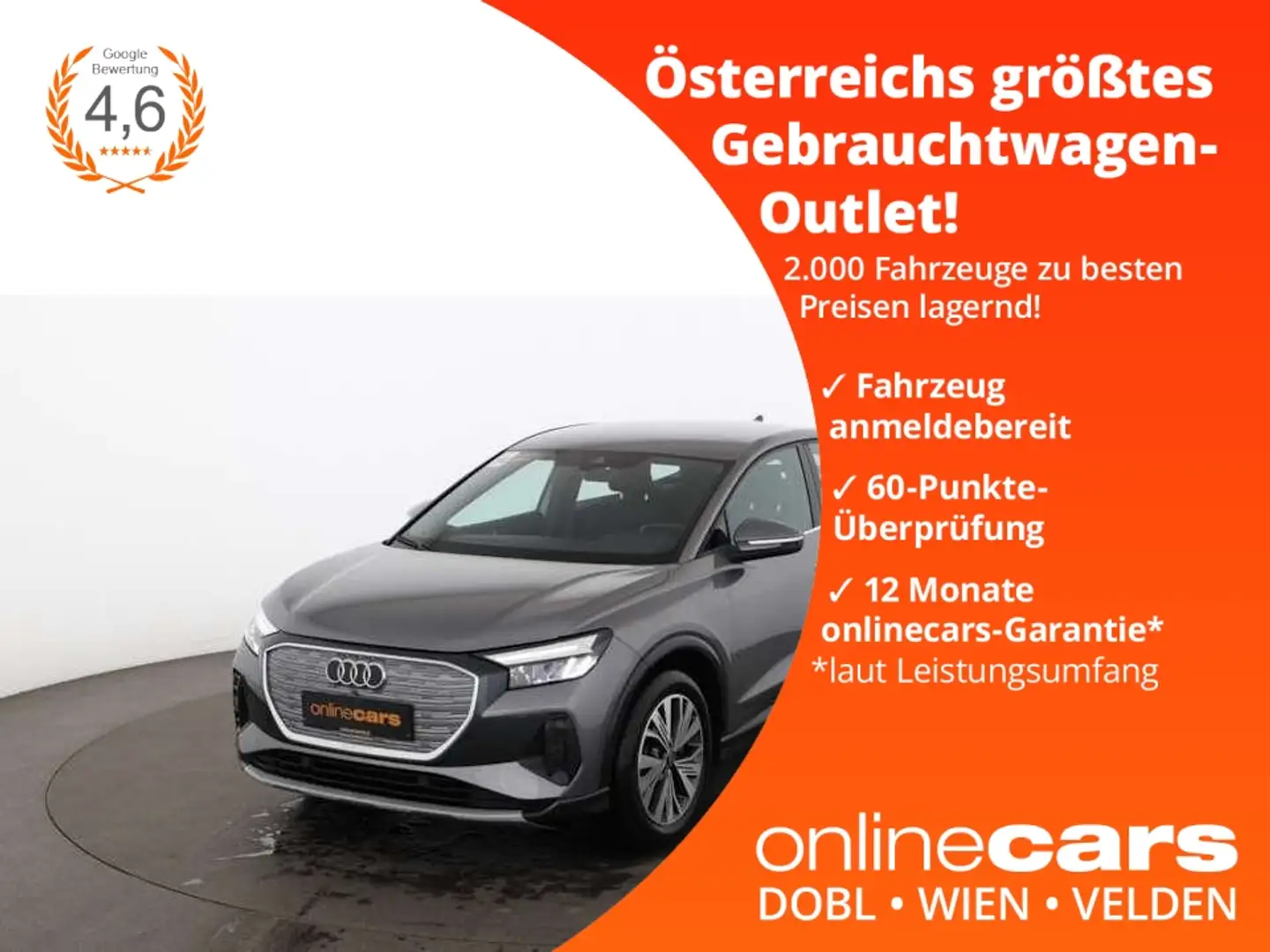 Audi Q4 e-tron Q4 SB 50 quattro e-tron 82kWh Aut LED RADAR NAVI Grau - 1