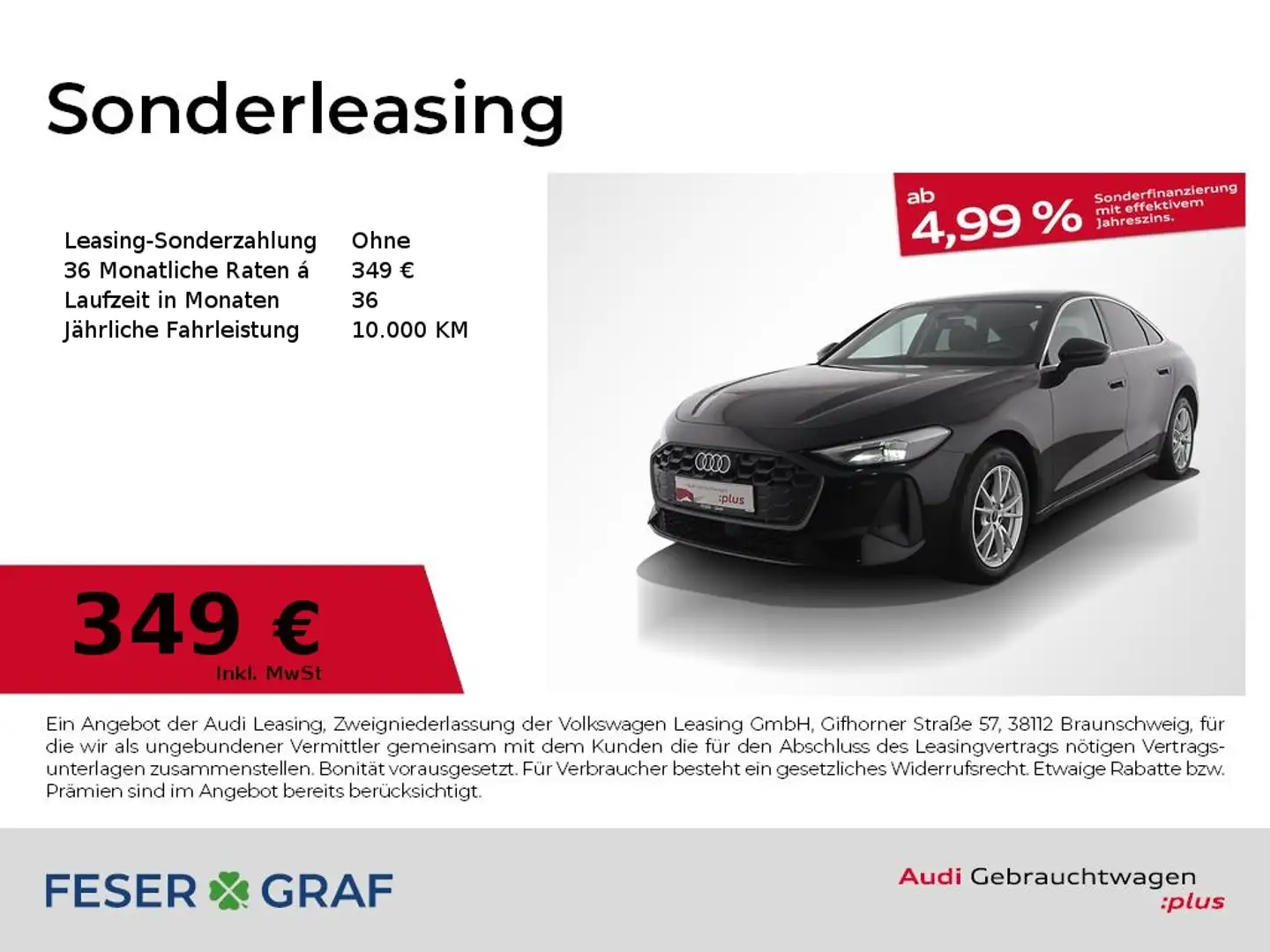 Audi A5 Lim. TDI S tronic V-Cockpit/Navi/R-Kamera/ACC Schwarz - 1