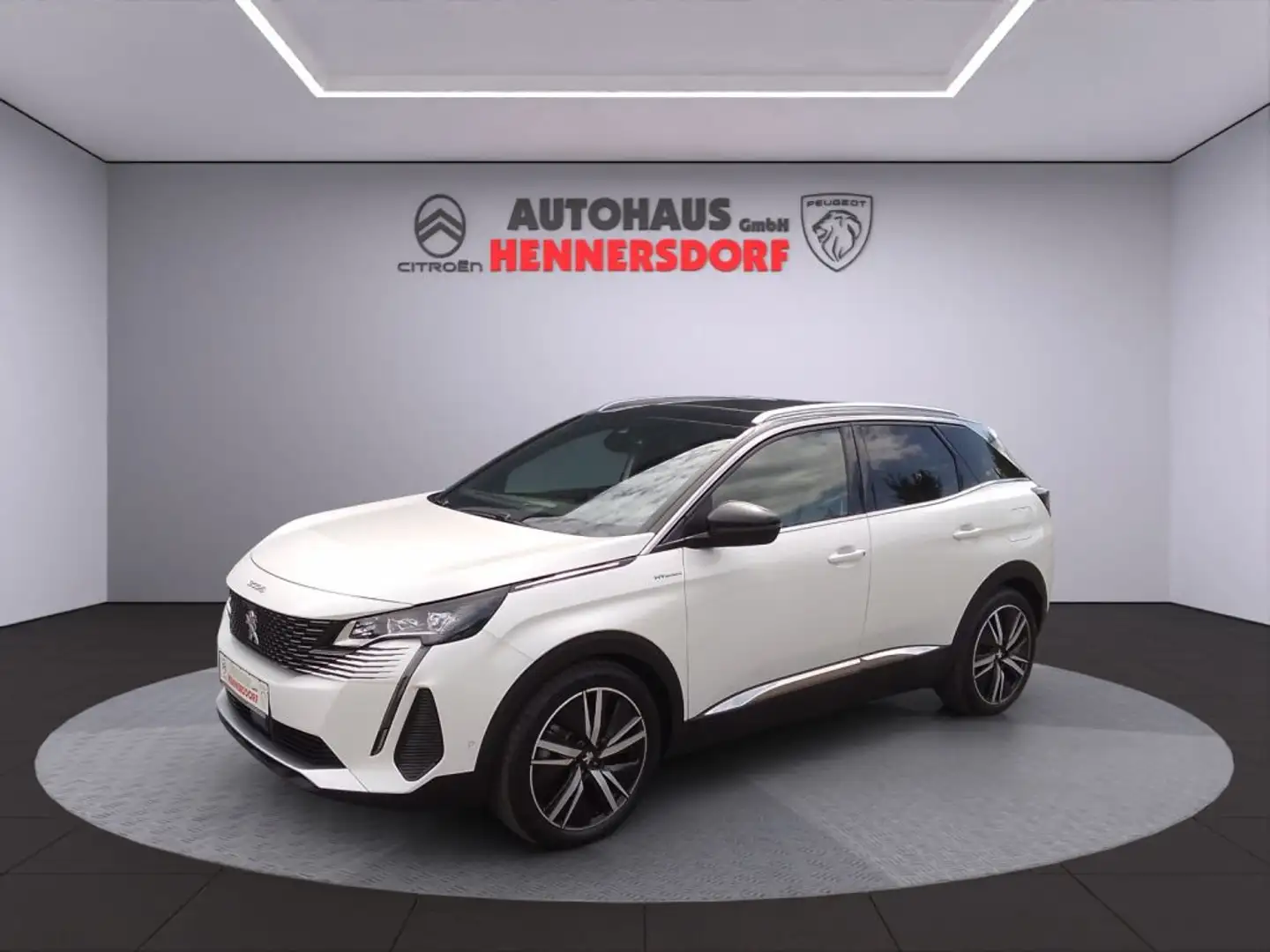Peugeot 3008 Hybrid4 300 e-EAT8 GT Pack Blanc - 1