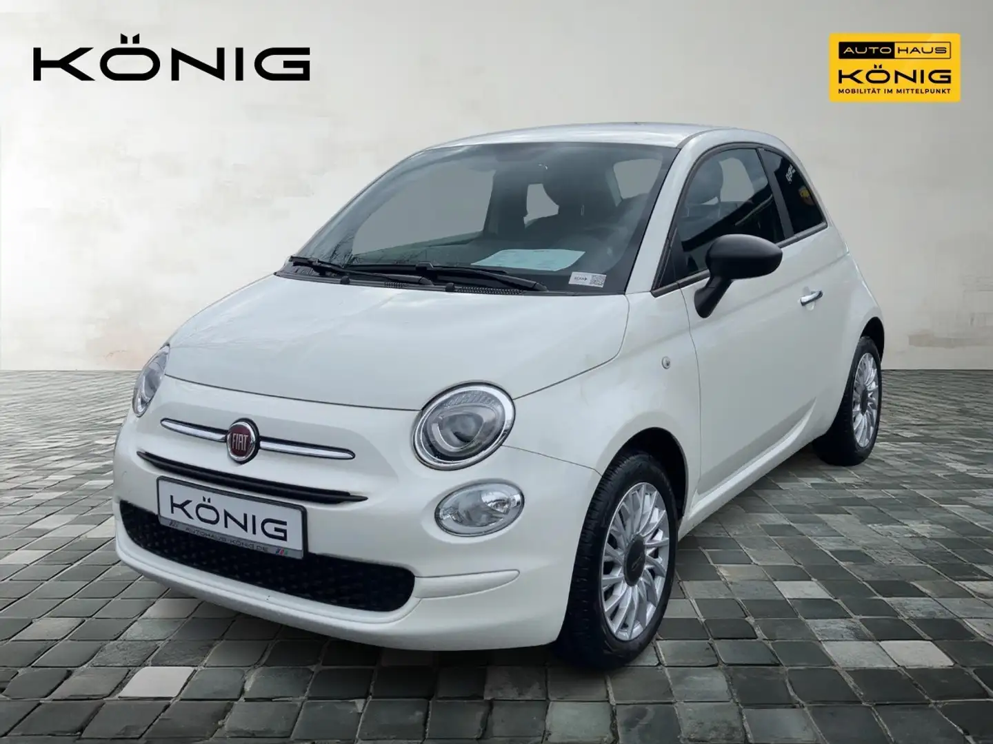 Fiat 500 1.0 Klima*Carplay Weiß - 1