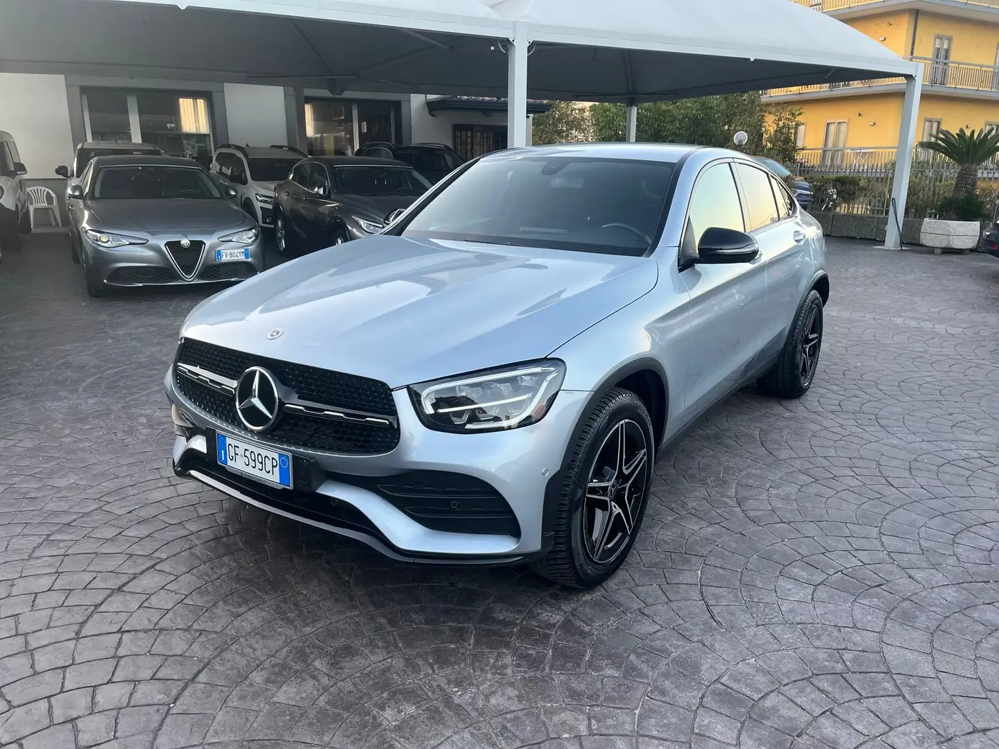 Mercedes-Benz GLC 220 d Coupe Premium AMG 4matic Argento - 2