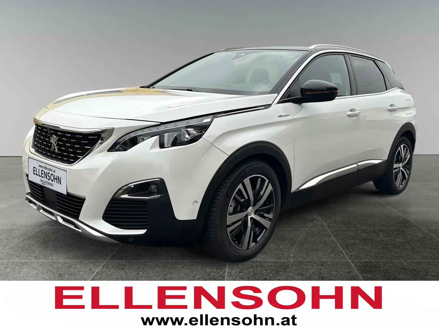 Peugeot 3008 Hybrid 300 e-EAT8 Allure Aut. Weiß - 1