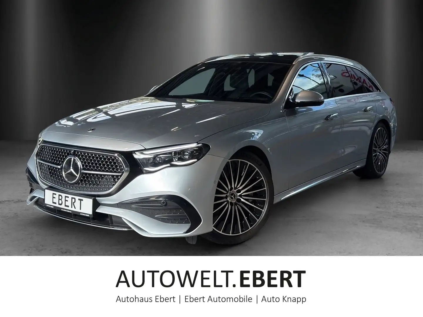 Mercedes-Benz E 300 E300de T €110k AMG Prem+ Hyper DISTR Massage AHK Silber - 1