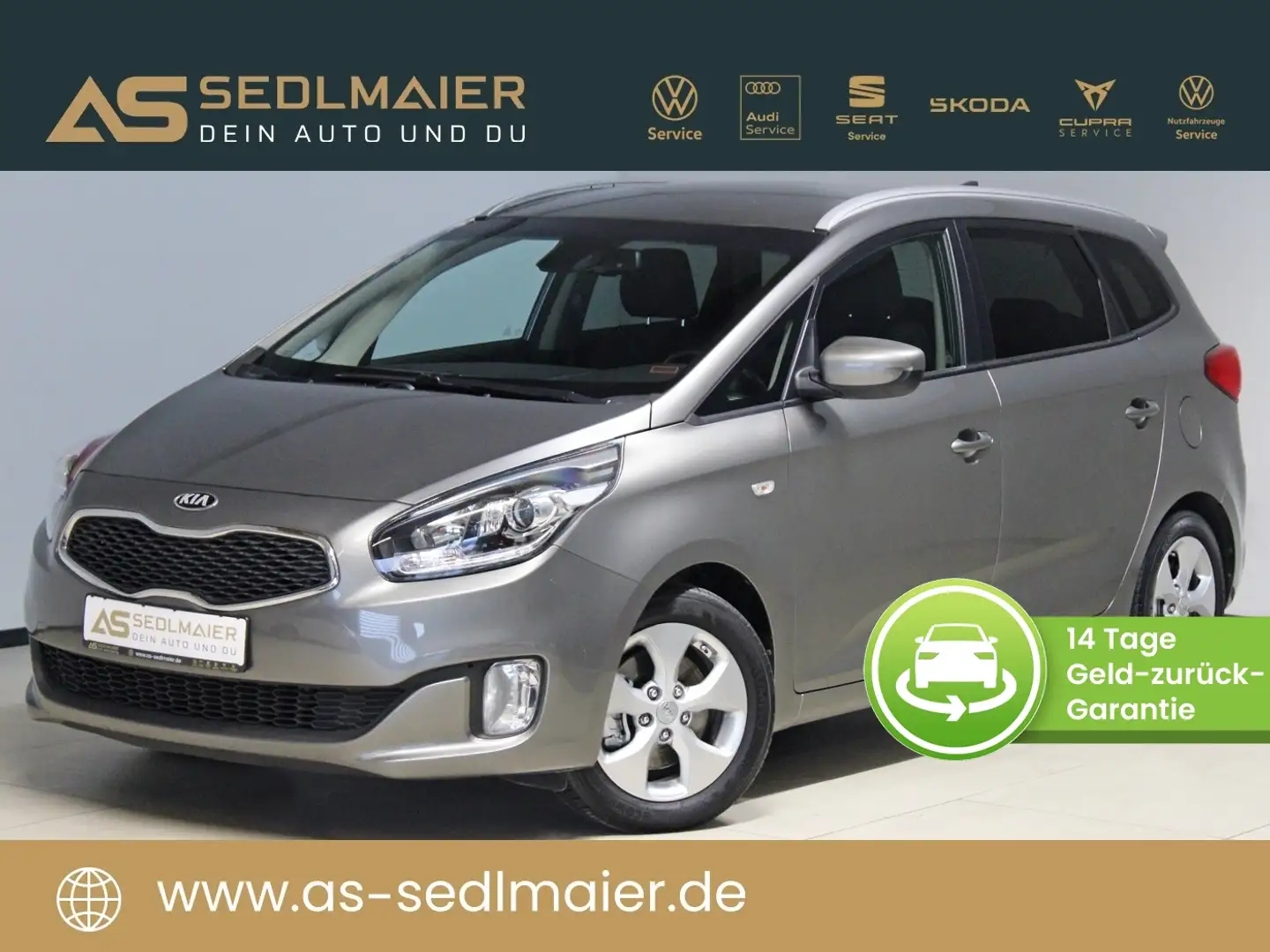 Kia Carens 1.7 CRDi ISG Vision AHK|SHZ|KlimaA|NAV|PDC Grau - 1