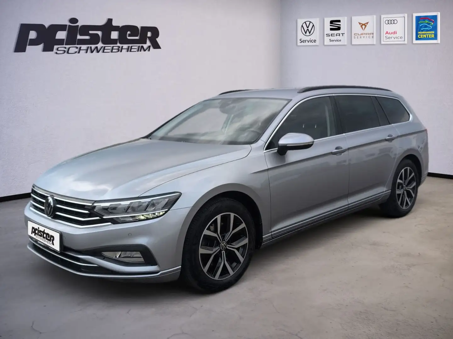 Volkswagen Passat Variant 2.0 TDI SCR DSG Business Silber - 1