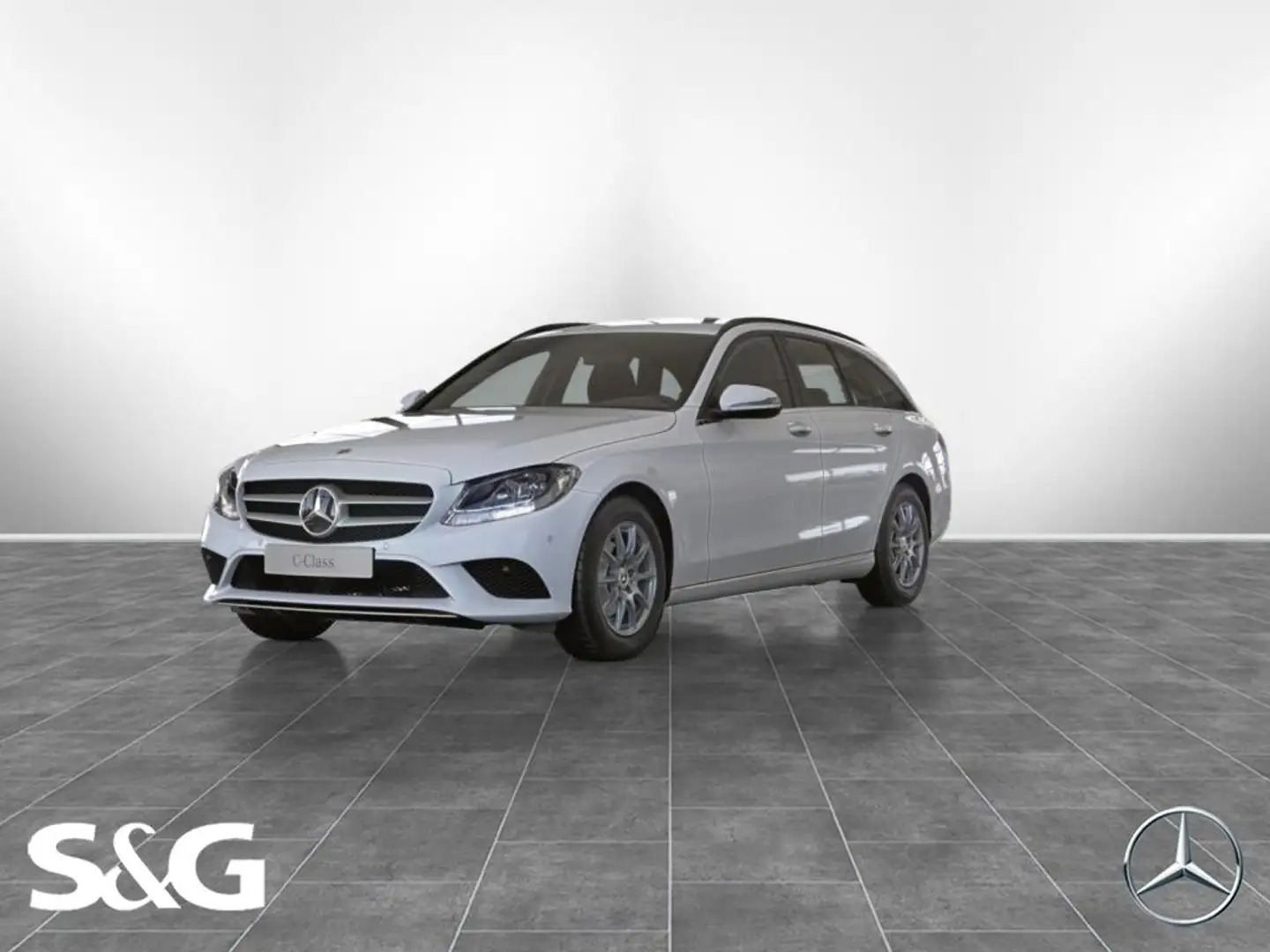 Mercedes-Benz C 200 d T AHK+Tempomat+Sitzhzg+16+Keyless-GO Weiß - 1