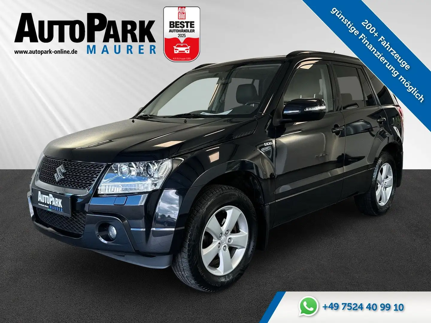 Suzuki Grand Vitara 1.9 DDiS Comfort AHK*Leder*SD Noir - 1