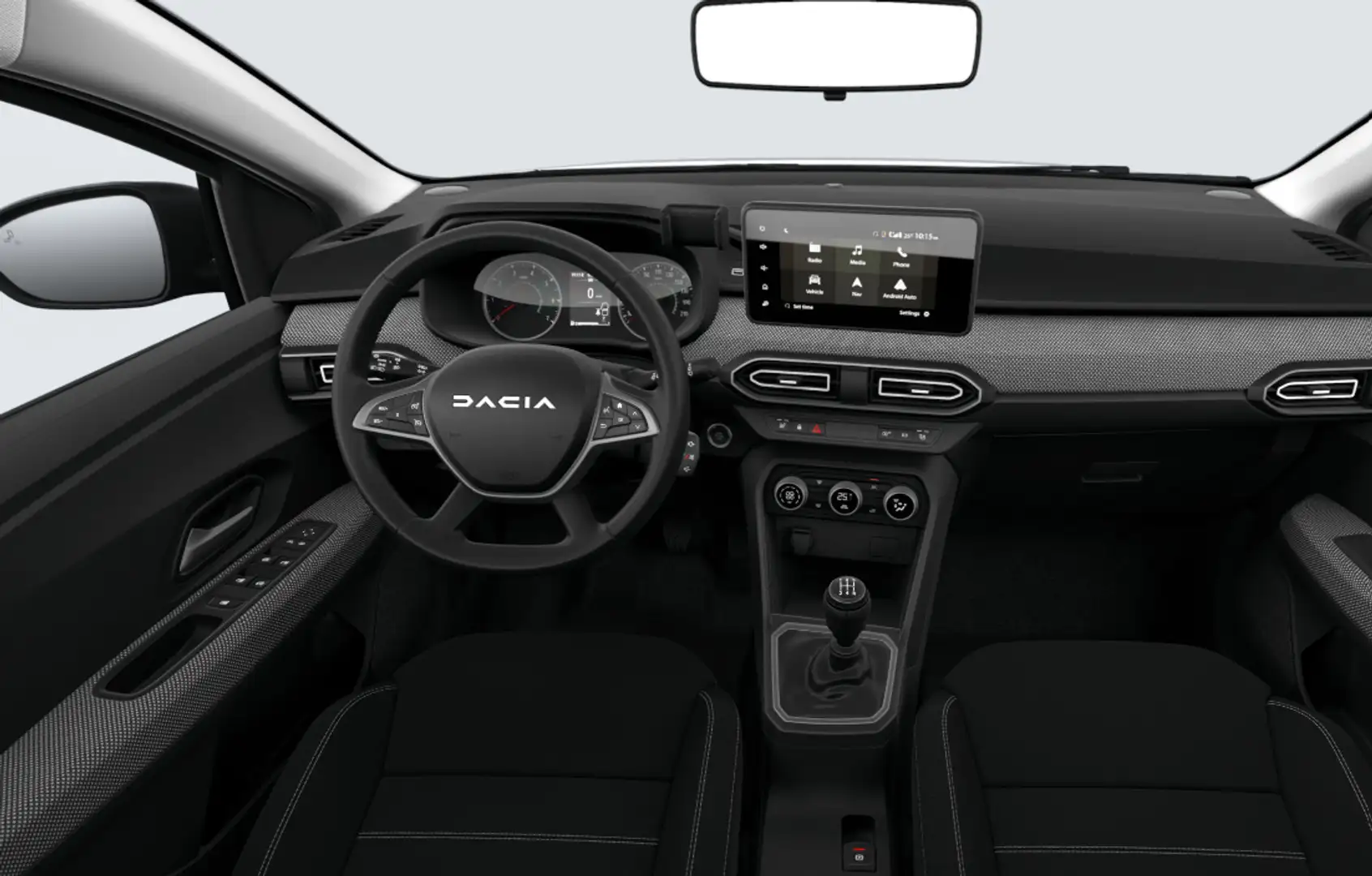 Dacia Sandero Journey+ ECO-G 100 🚀🔍inkl. Full-Service Schwarz - 2
