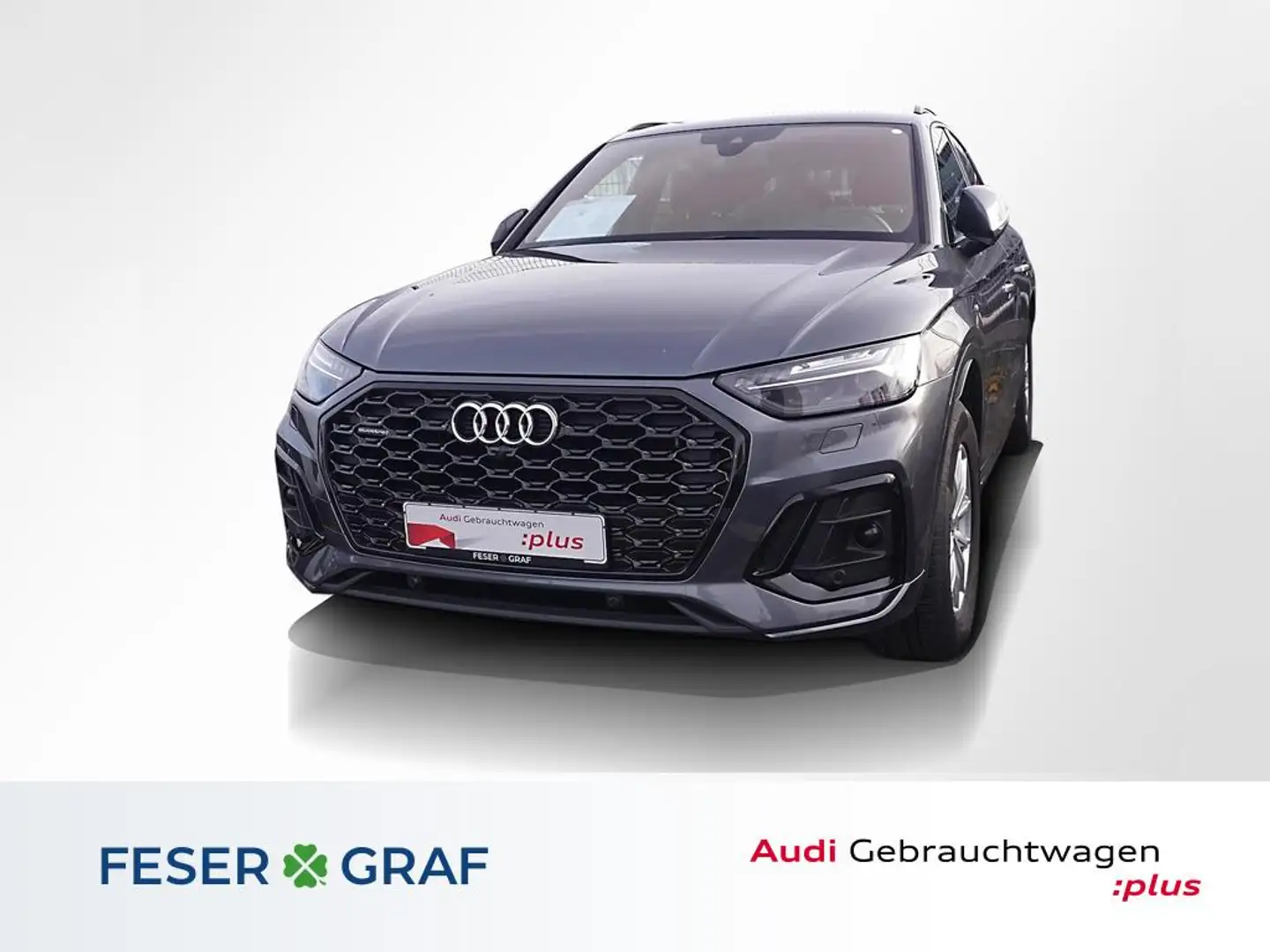 Audi Q5 Sportback S line 40 TDI S tronic Leder Matrix Grau - 1