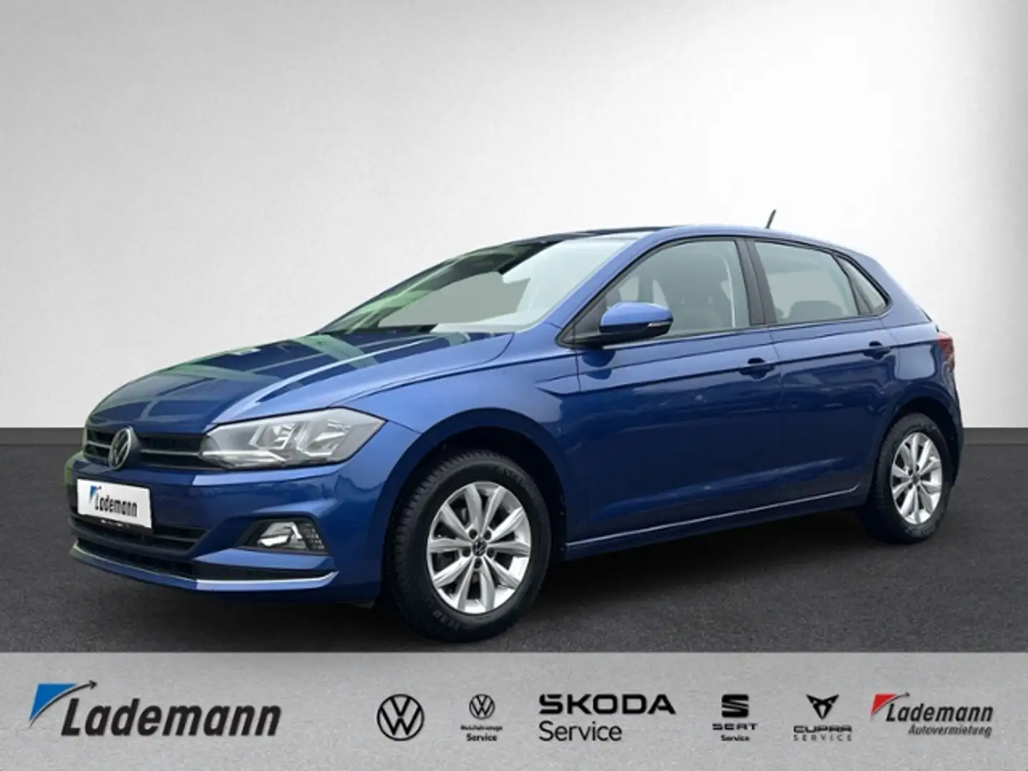Volkswagen Polo 1.0 TSI HIGHLINE KLIMA+SITZHEIZUNG+EINPARKH Blau - 1