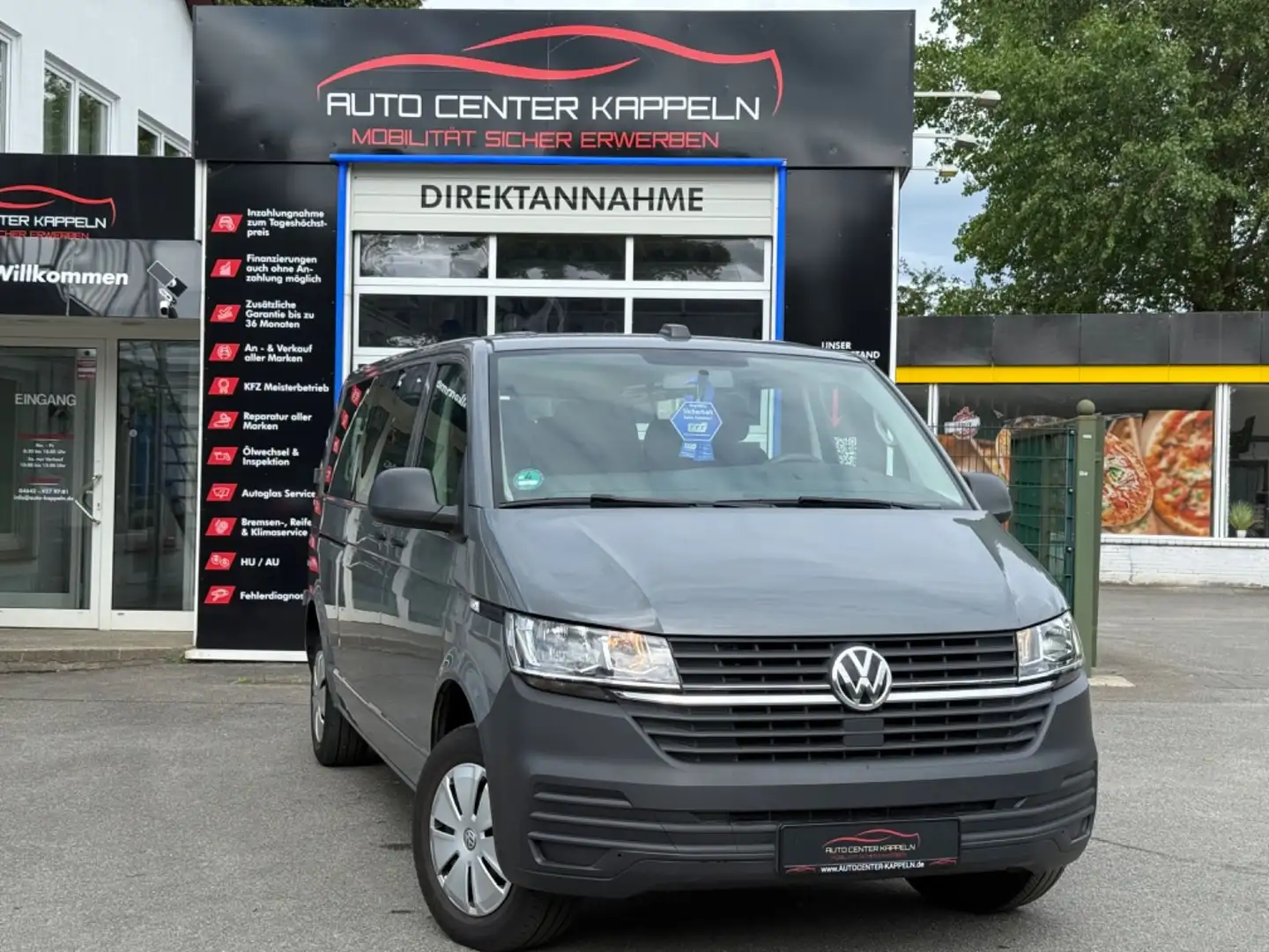 Volkswagen T6 Kombi T6.1 Kombi Lang FWD (HU NEU-9Sitzer-AHK-1Hand) Gris - 1