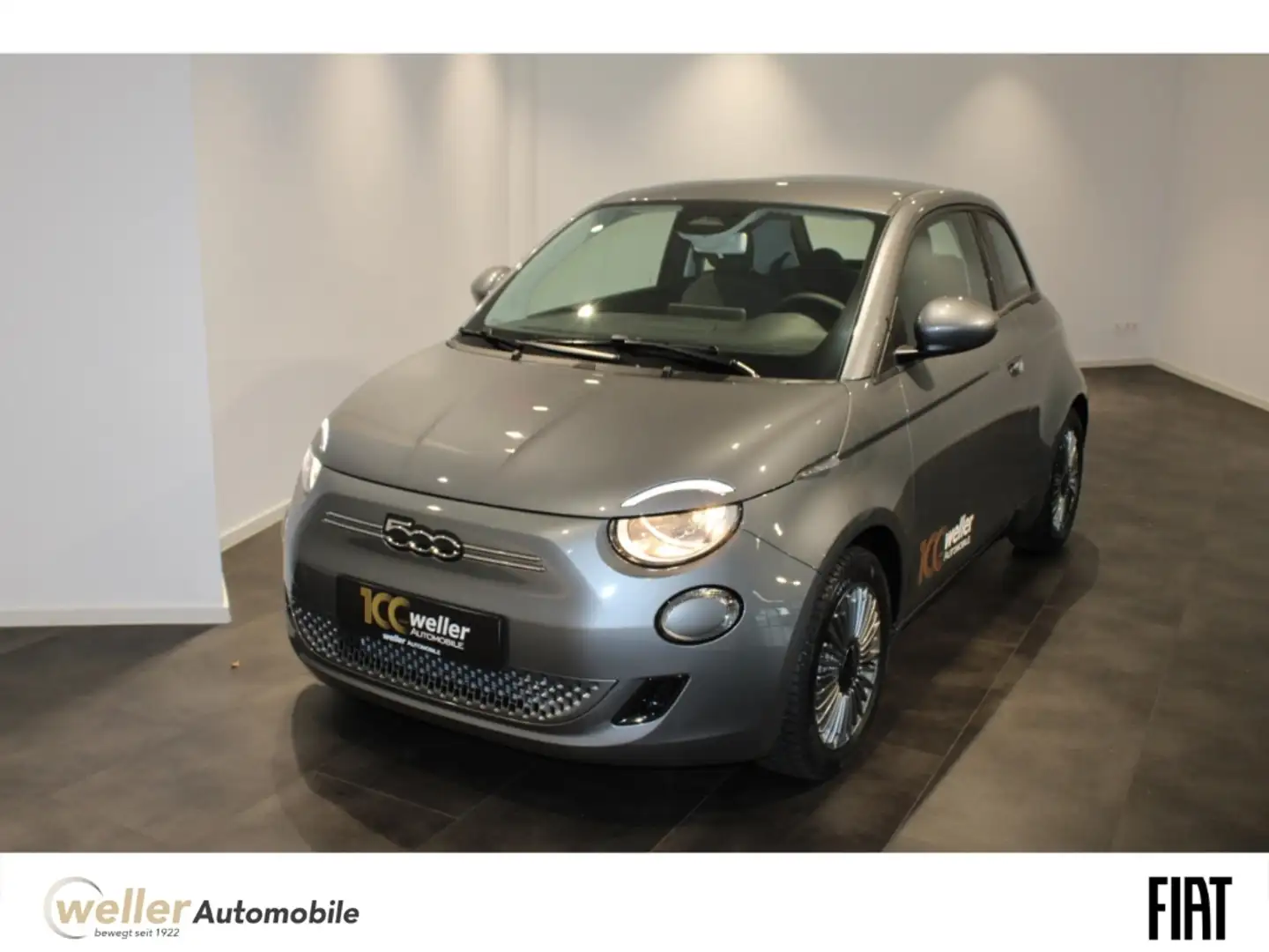 Fiat 500e ''Icon'' 42kwh Navi Rückfahrkamera Sitzheizung Kli Grau - 1