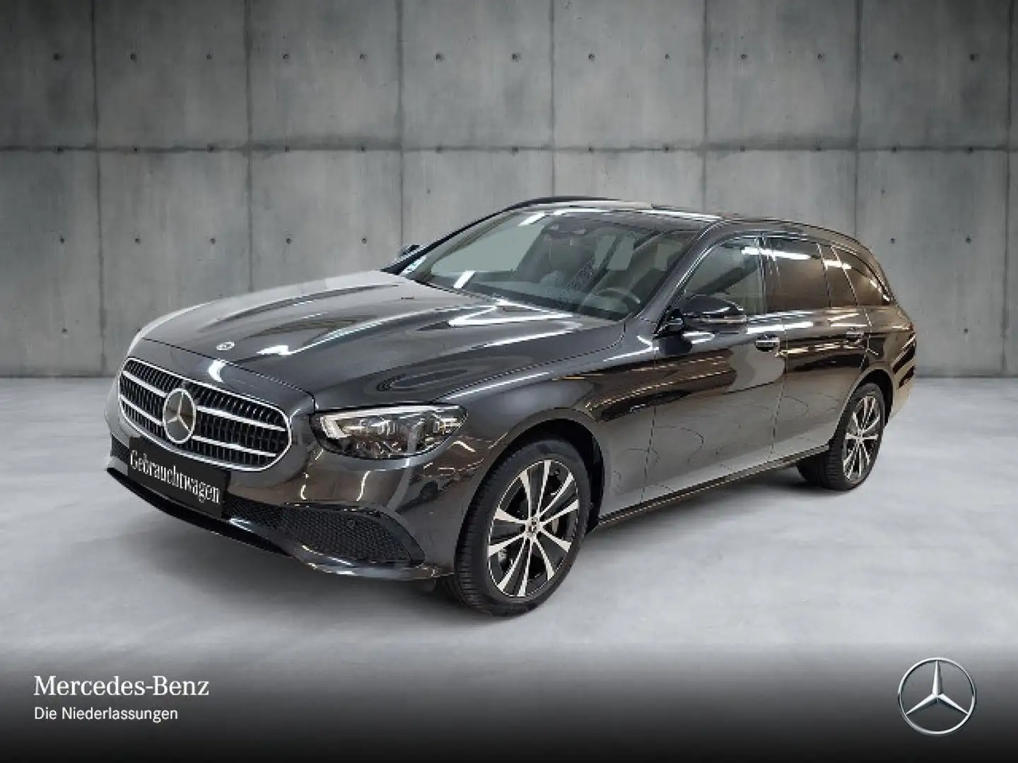 Mercedes-Benz E 300 de T 4M AVANTG+NIGHT+PANO+360+MULTIBEAM+HUD Grau - 2