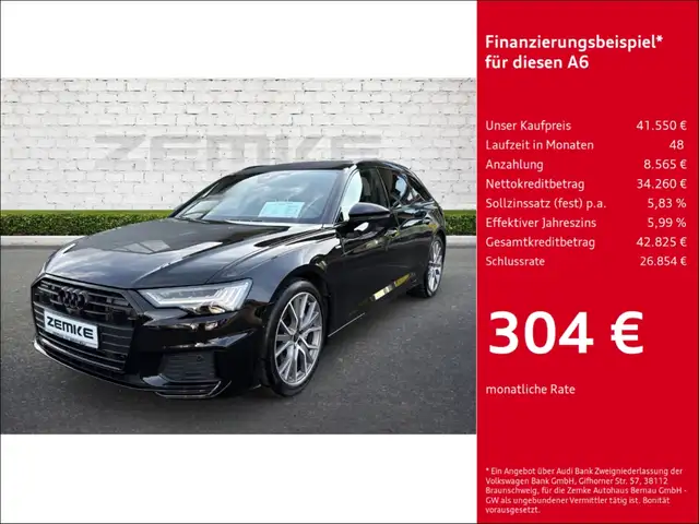 Audi A6 Avant 45 TFSI quattro S tronic sport Sportpaket AH