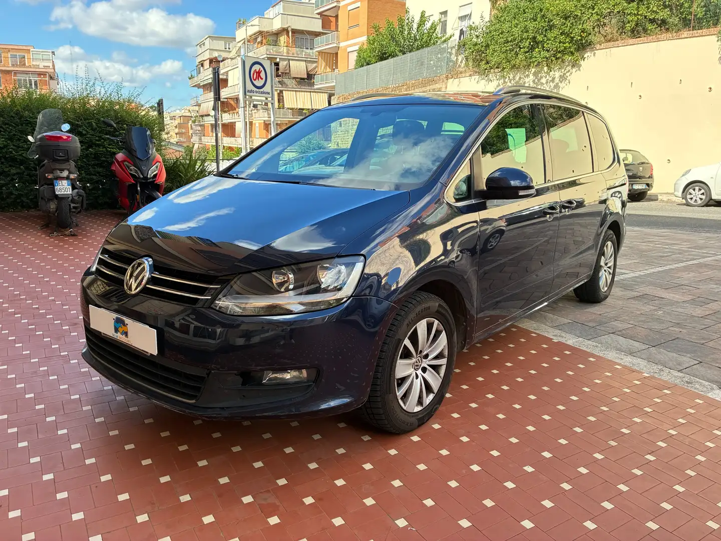 Volkswagen Sharan Sharan II 2.0 tdi Comfortline 150 cv 7 posti Bleu - 1