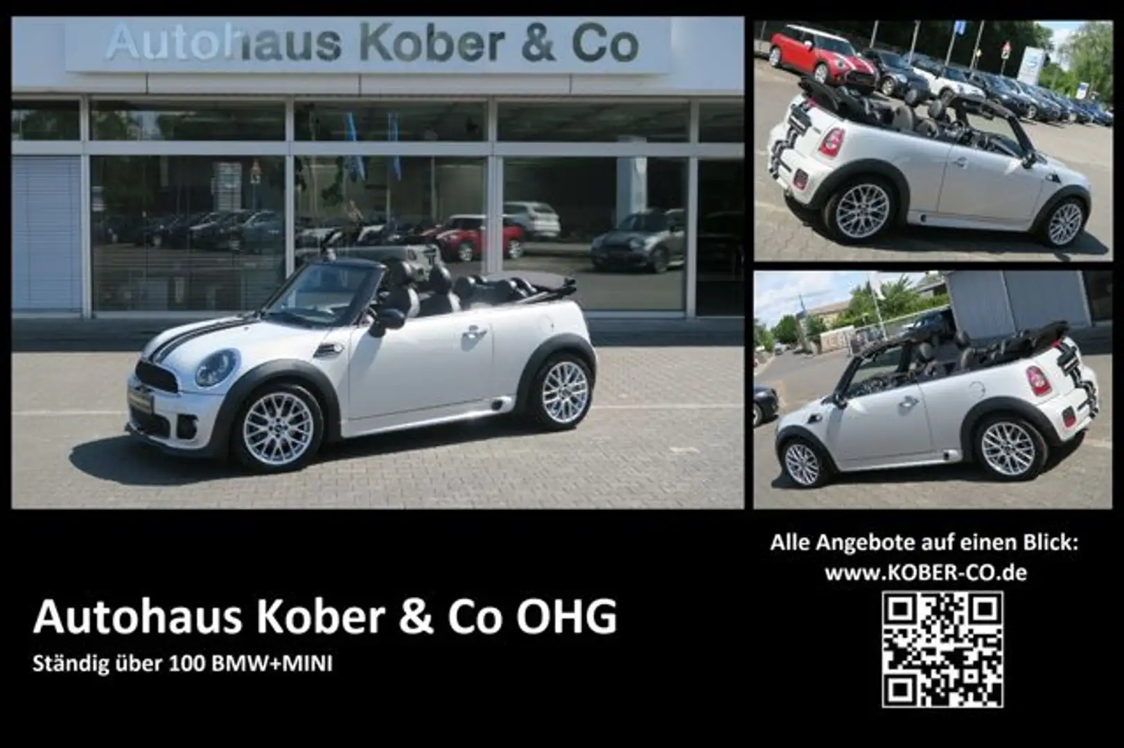 MINI Cooper Cabrio JCW BODY KIT+LEDER+NAVI+SHZ+XENON Grigio - 1