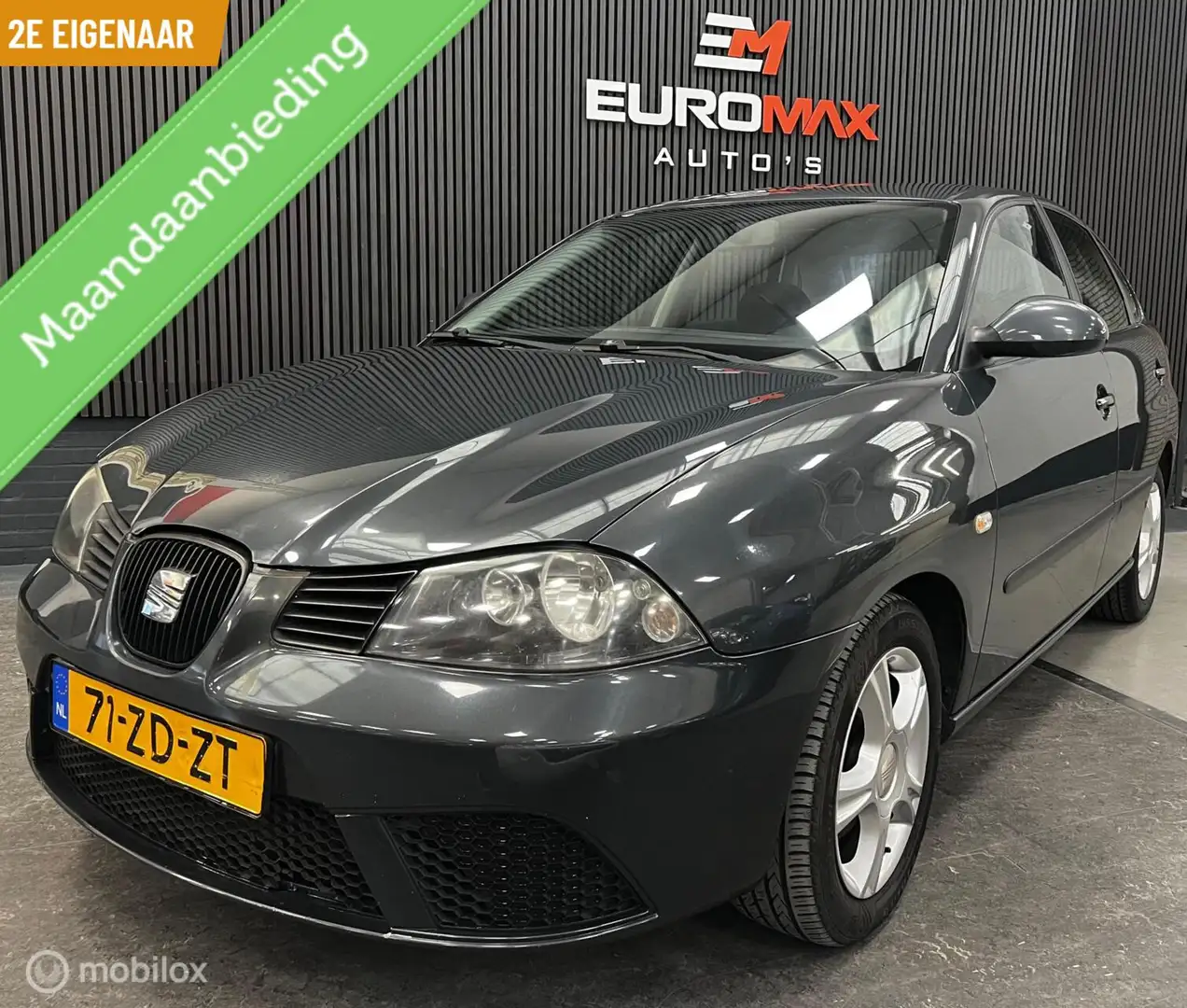 SEAT Ibiza 1.2-12V Reference NAP - 2e Eigenaar - Airco Gris - 1