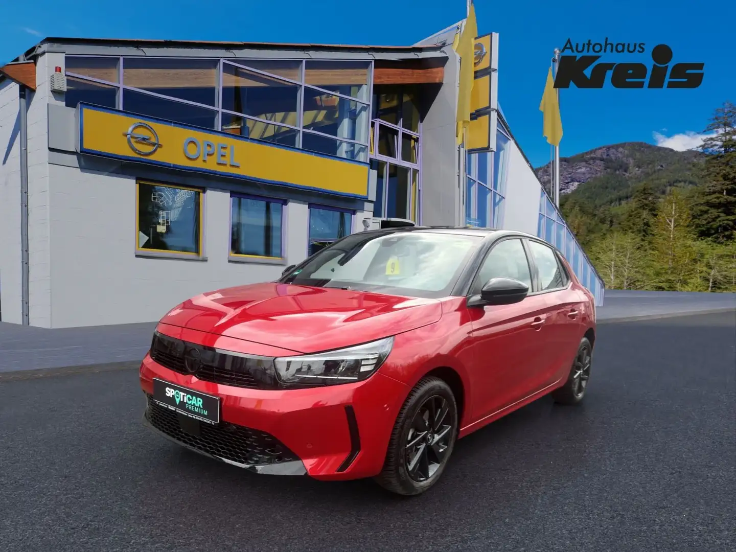 Opel Corsa F GS SHZ LHZ PP Carplay Kamera Rood - 1
