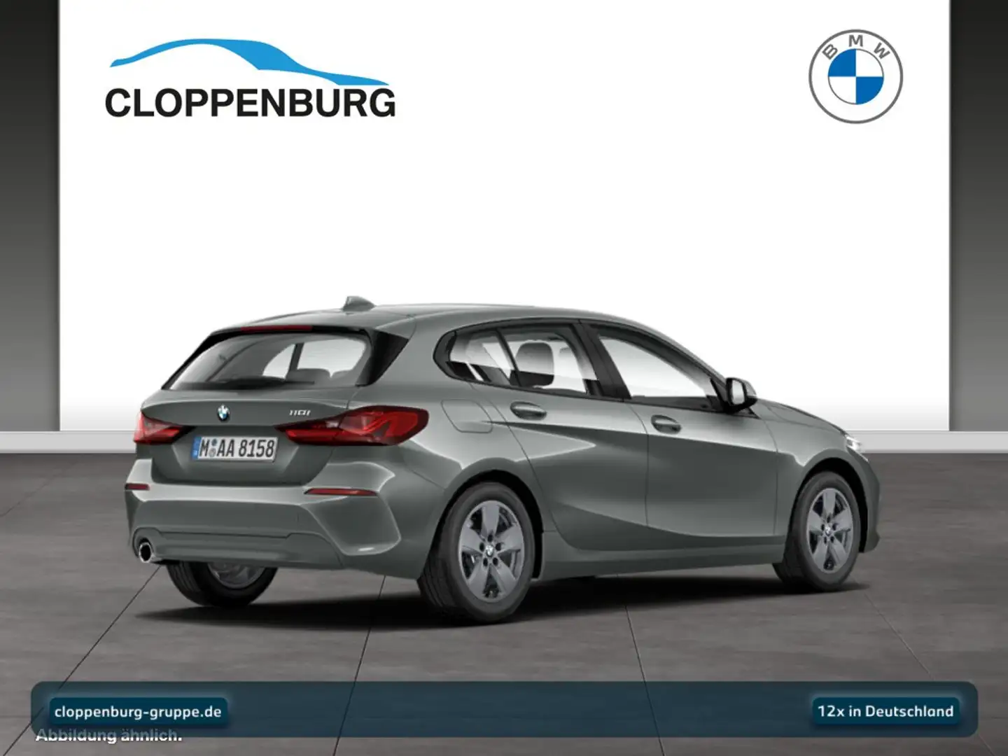 BMW 118 i Advantage Navi+SHZ+HiFi+Spurass.+Klimaaut. Grau - 2