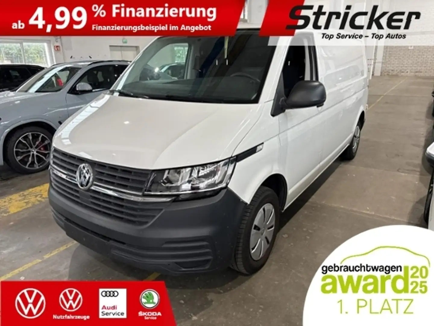 Volkswagen T6.1 Transporter 2.0TDI lang 285,-ohne Anzahlung Blanc - 1