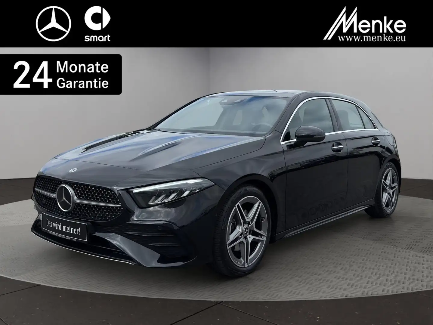 Mercedes-Benz A 200 AMG Pano+Distro+Ambiente+Kamera Schwarz - 1