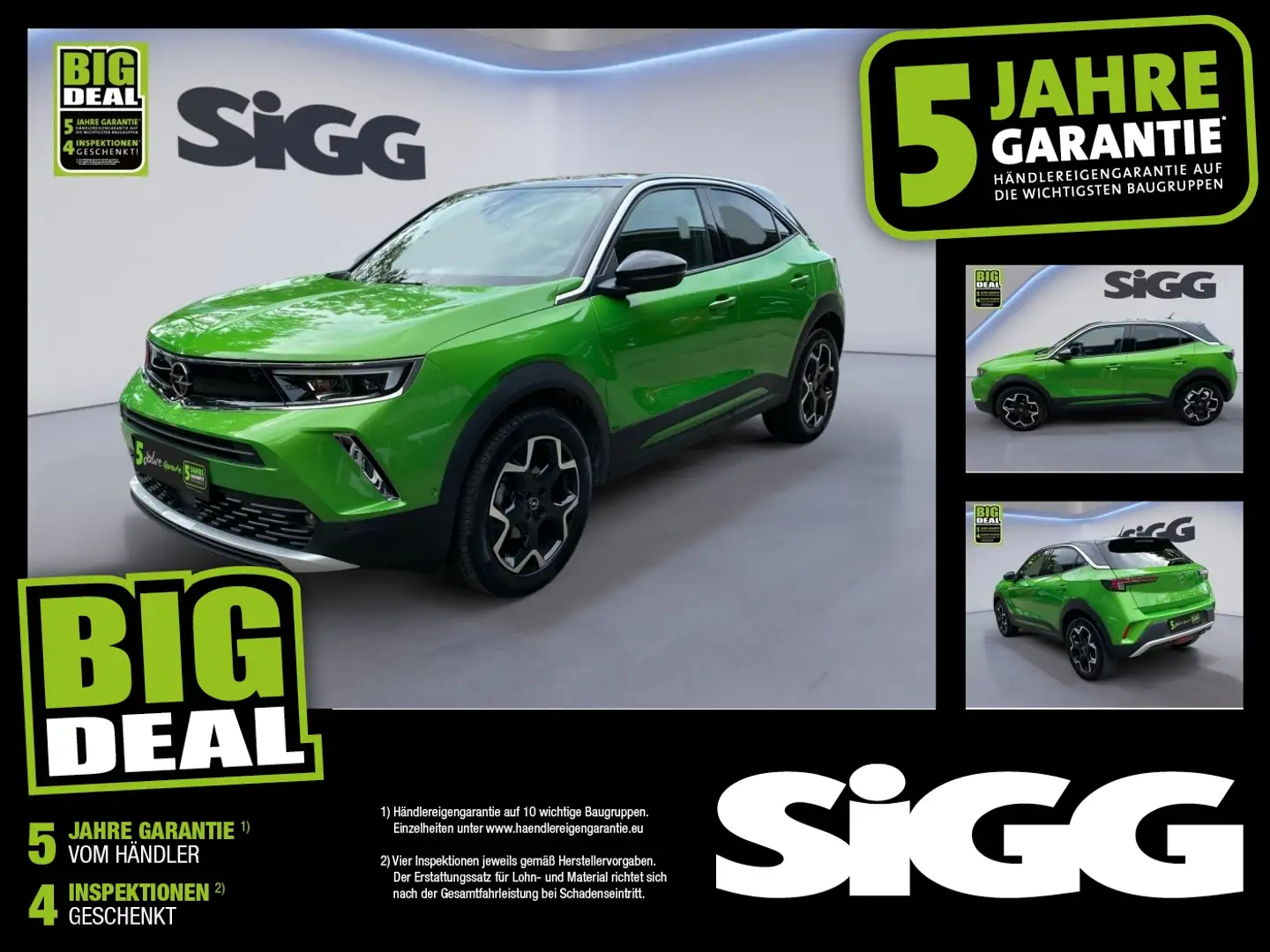 Opel Mokka 1.2 Turbo Ultimate Sitzheizung, AppleCar Grün - 1