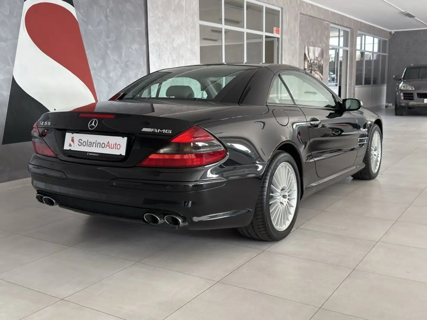 Mercedes-Benz SL 55 AMG SL 55 k AMG 500cv- ASI-Unico Proprietario Nero - 2