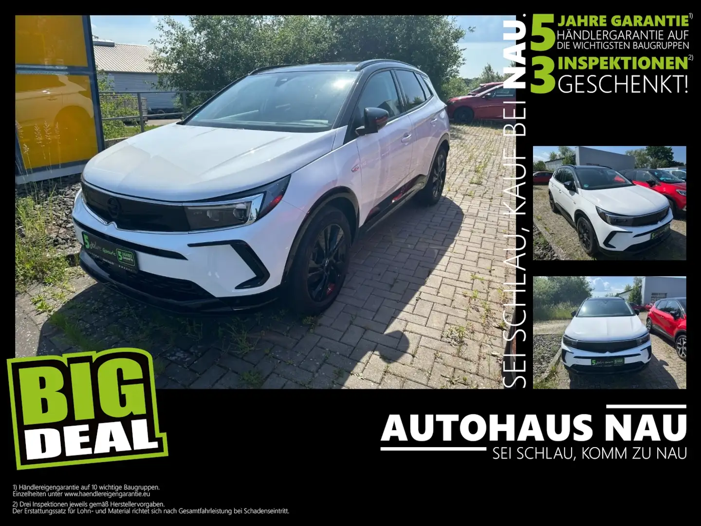 Opel Grandland 1.2 Turbo GS Line Blanc - 1
