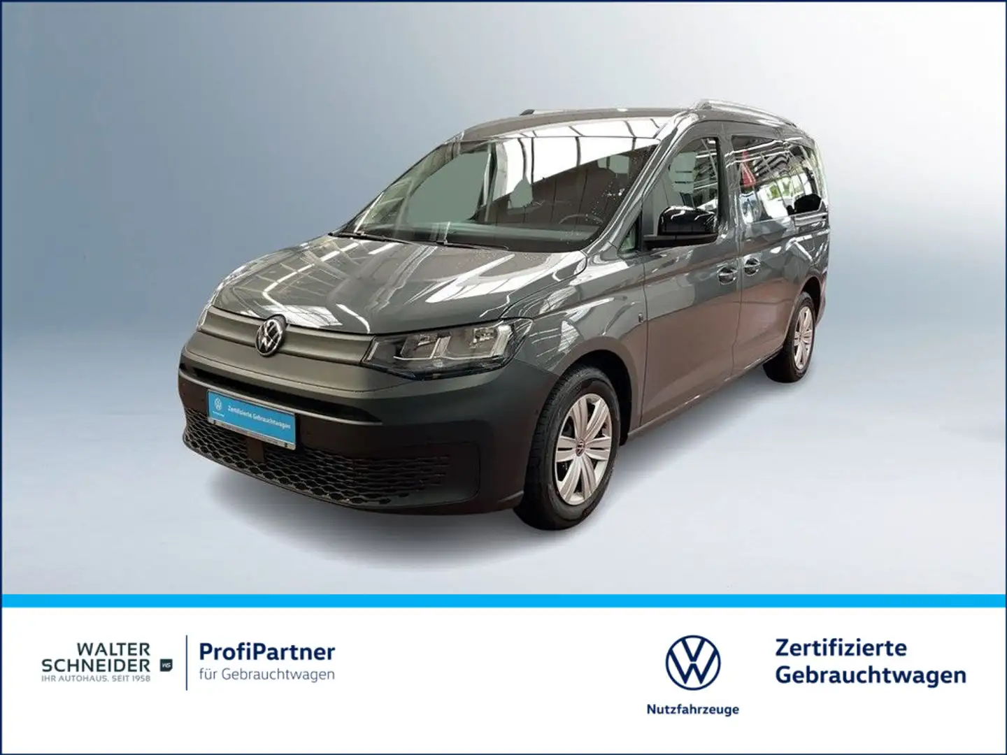 Volkswagen Caddy 1.5 TSI DSG Kombi 7-Sitze AHK ACC RFK Grau - 1