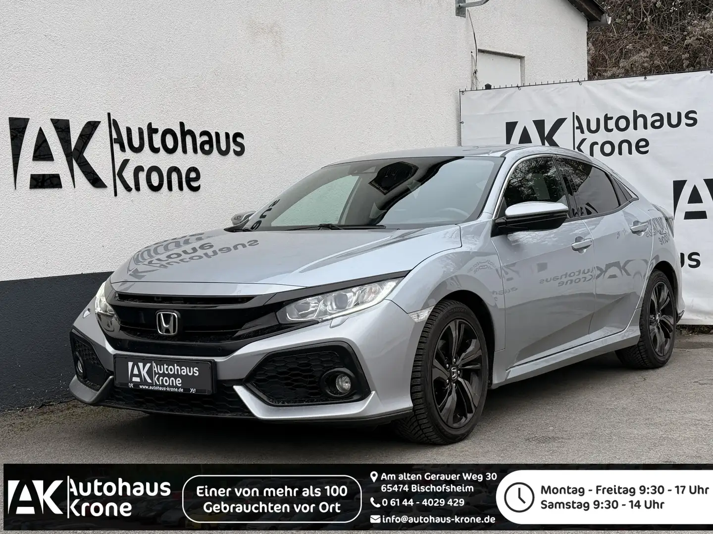 Honda Civic 1.6 i-DTEC Elegance *KAMERA*NAVI* ACC*SHZ* Argent - 1