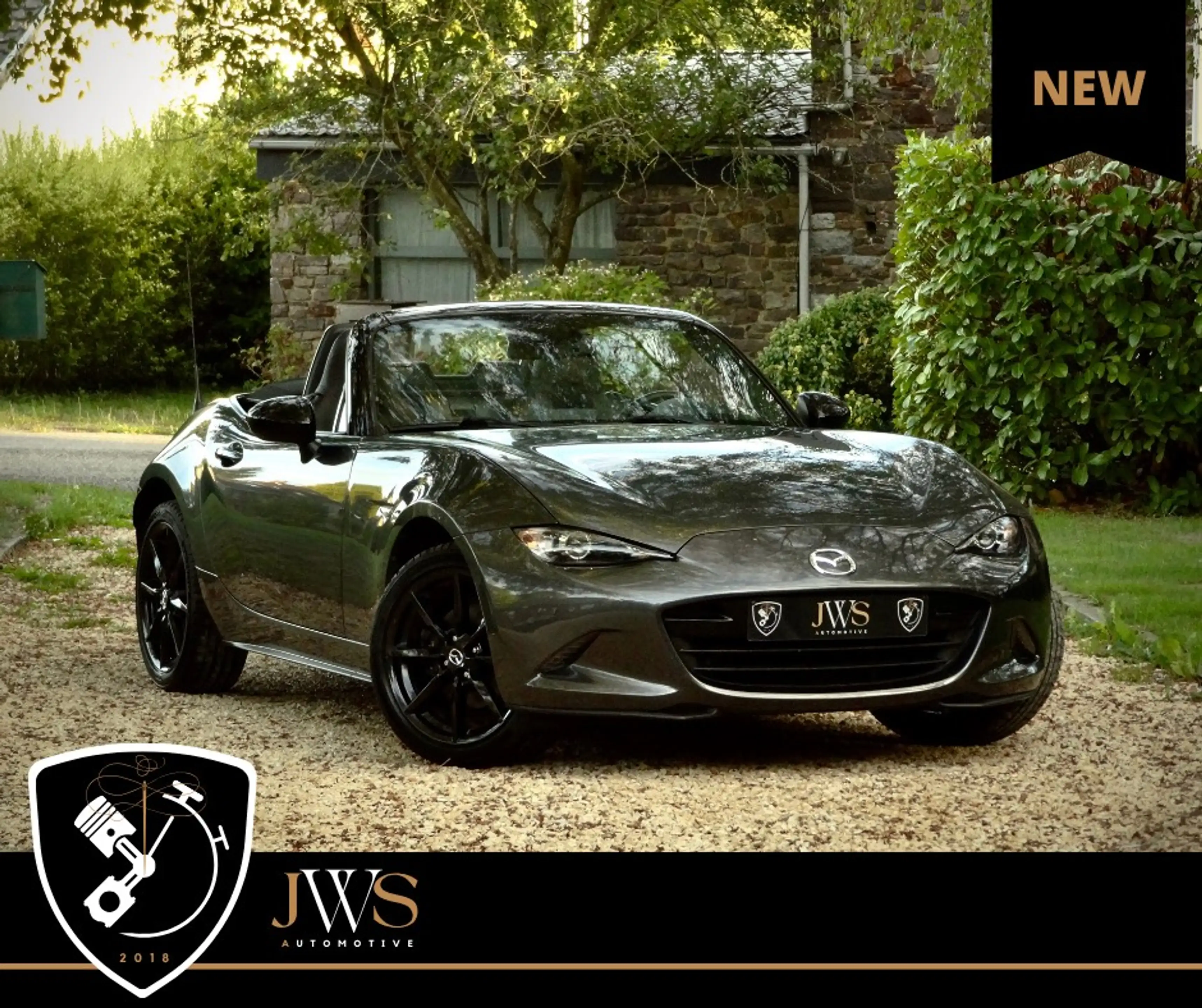 Mazda MX-5 ND2 184  ** JA / RETROS NOIR - CAM - FULL MAZDA SERVICE **