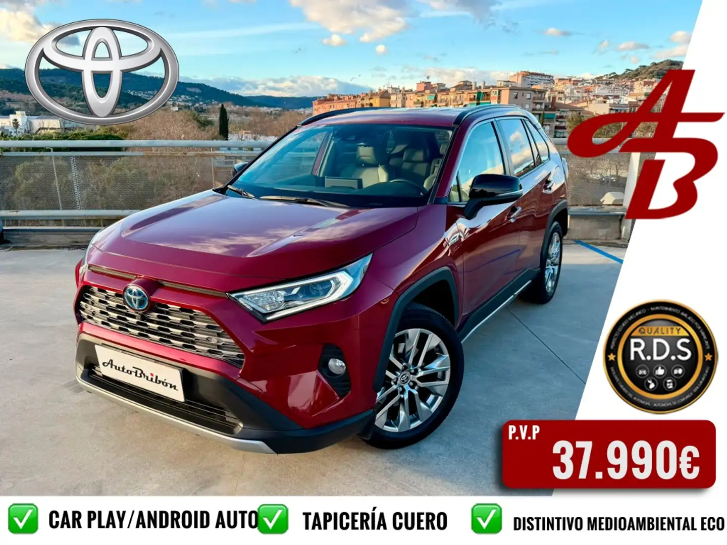 Toyota RAV 4 2.5 hybrid 4WD Luxury Burdeos - 1